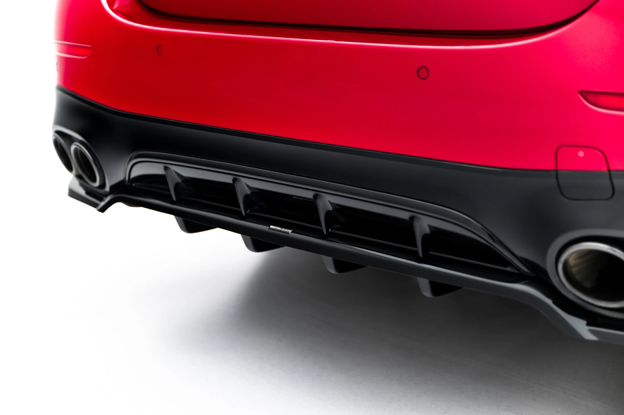 Baksplitter med diffuser BMW X2 / iX2 (U10) M-Pack 2023 -> | Glossy Black Edition – bilde 4