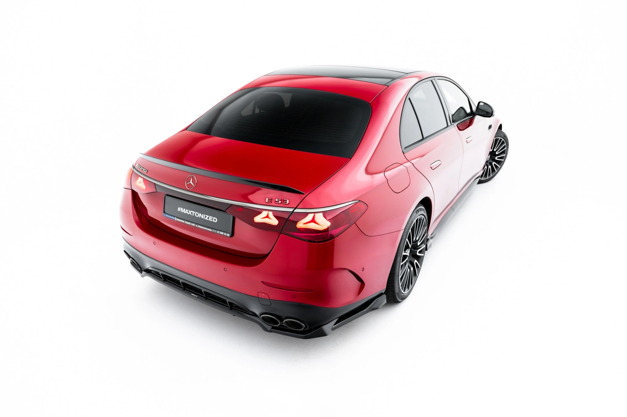 Baksplitter med diffuser BMW X2 / iX2 (U10) M-Pack 2023 -> | Glossy Black Edition – bilde 5