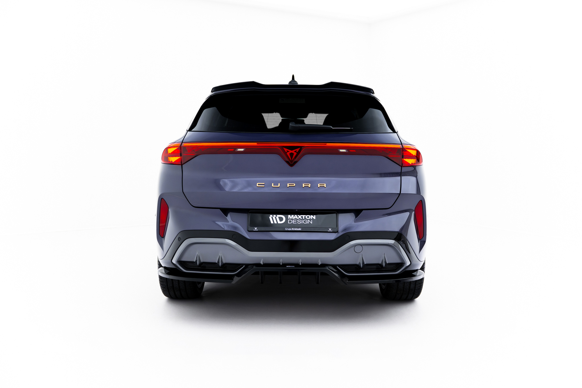 Baksplitter med diffuser BMW X2 / iX2 (U10) M-Pack 2023 -> | Glossy Black Edition V2 – bilde 3