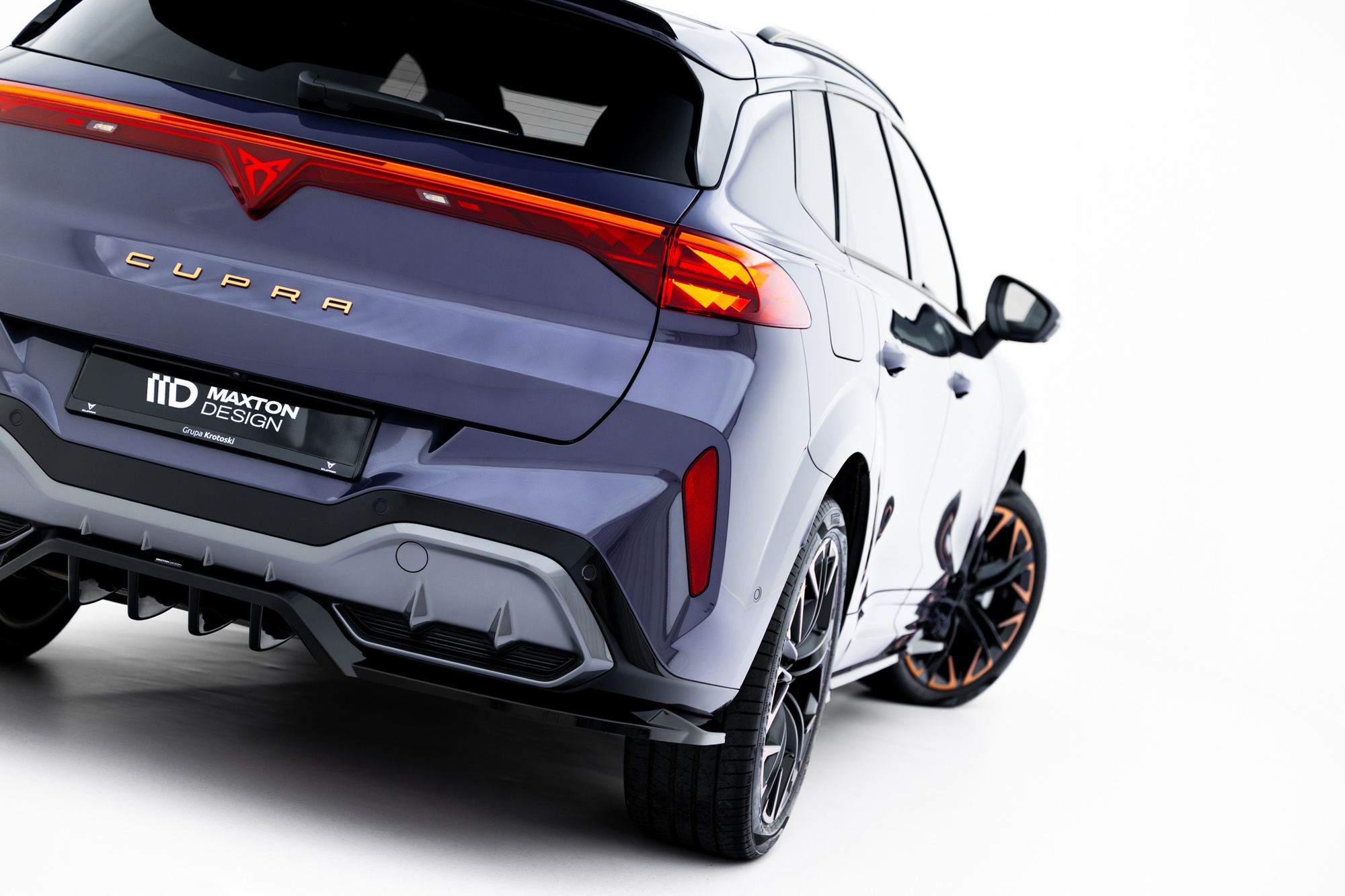 Baksplitter med diffuser BMW X2 / iX2 (U10) M-Pack 2023 -> | Glossy Black Edition V2 – bilde 4