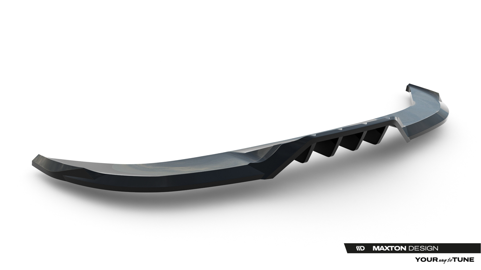 Baksplitter med diffuser BMW X2 / iX2 (U10) M-Pack 2023 -> | Glossy Black Edition V2 – bilde 6