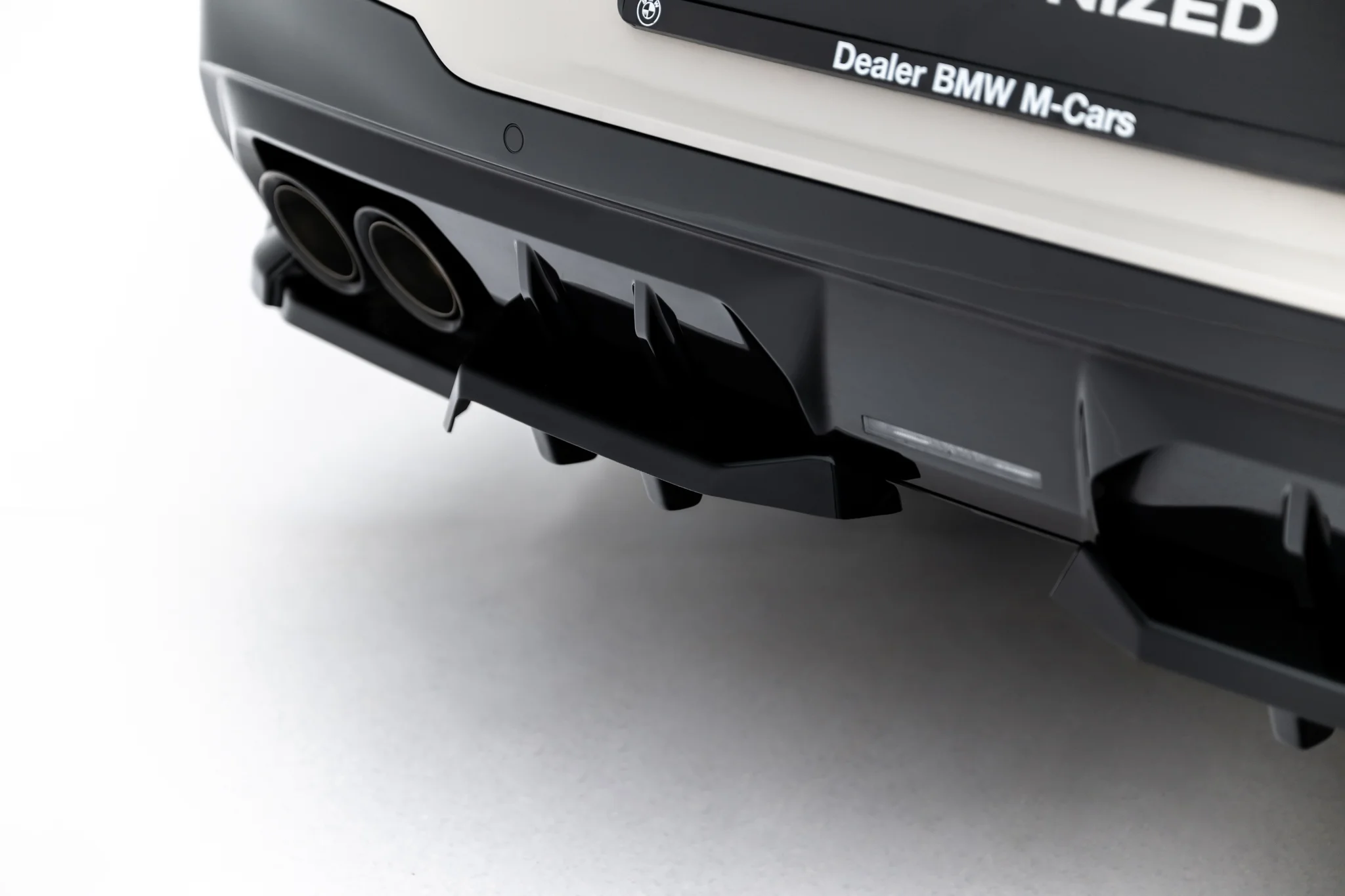 Baksplitter med diffuser BMW X3 M50 (G45) 2024 -> | Glossy Black Edition – bilde 3