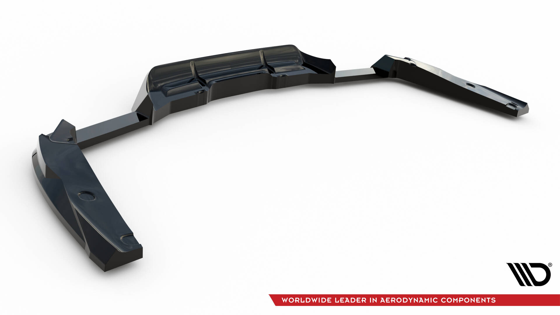 Baksplitter med diffuser BMW X4 M (F98) 2019 - 2021  | Glossy Black Edition – bilde 6