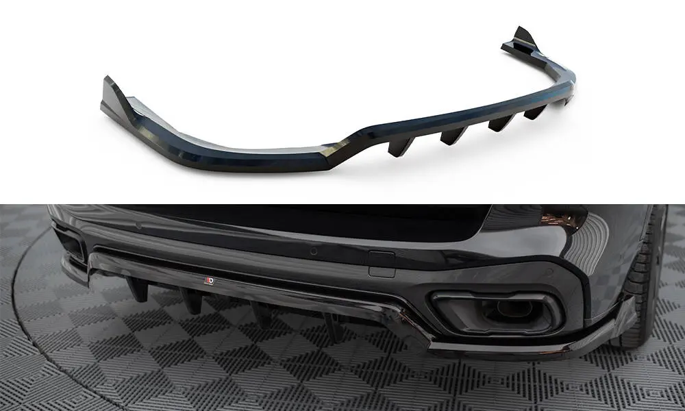Baksplitter med diffuser BMW X5 (G05) M-Pakke 2018 - 2023 | Glossy Black Edition – bilde 2
