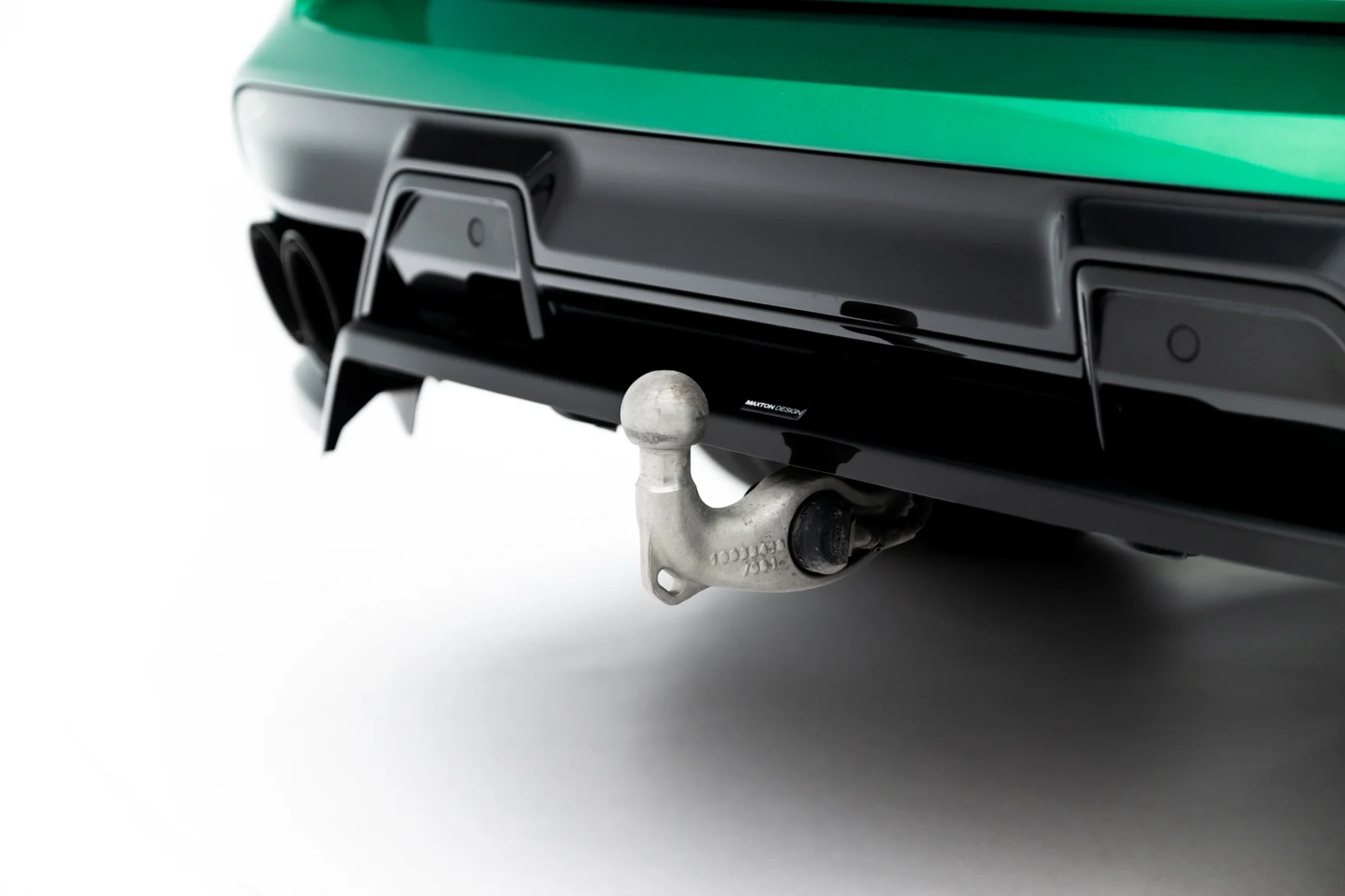 Baksplitter med diffuser BMW X5 M (F95) 2018 ->  | Glossy Black Edition – bilde 3
