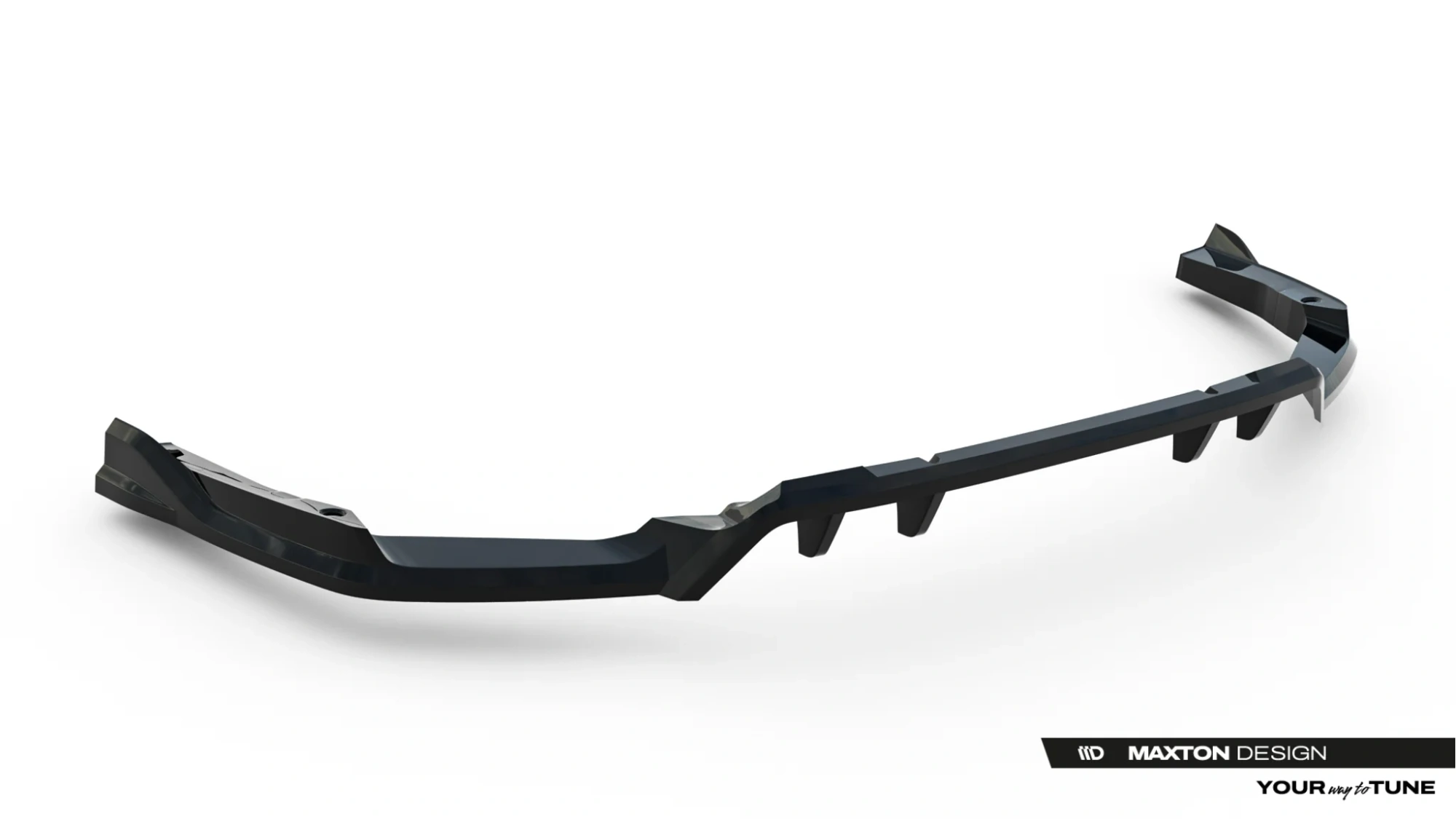 Baksplitter med diffuser BMW X5 M (F95) 2018 ->  | Glossy Black Edition – bilde 6