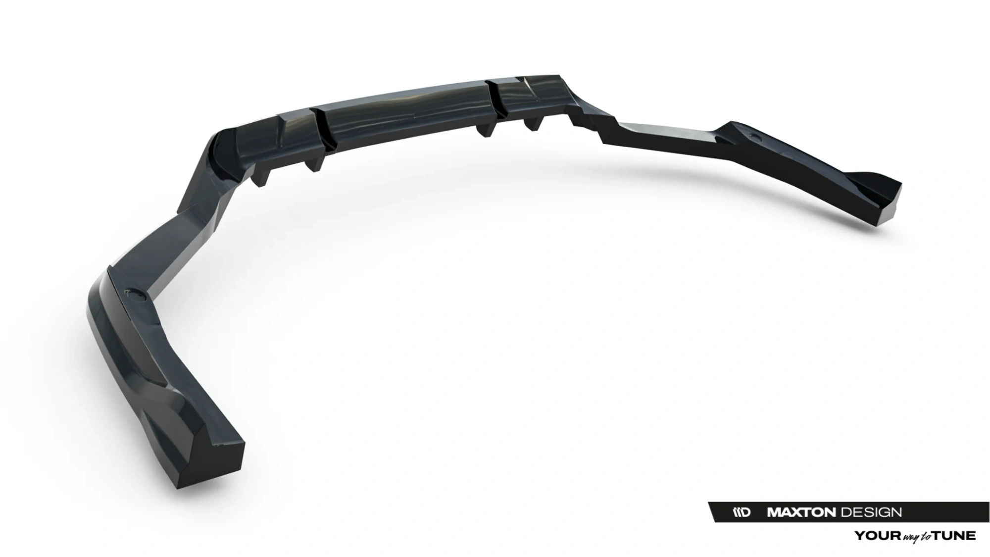 Baksplitter med diffuser BMW X5 M (F95) 2018 ->  | Glossy Black Edition – bilde 7