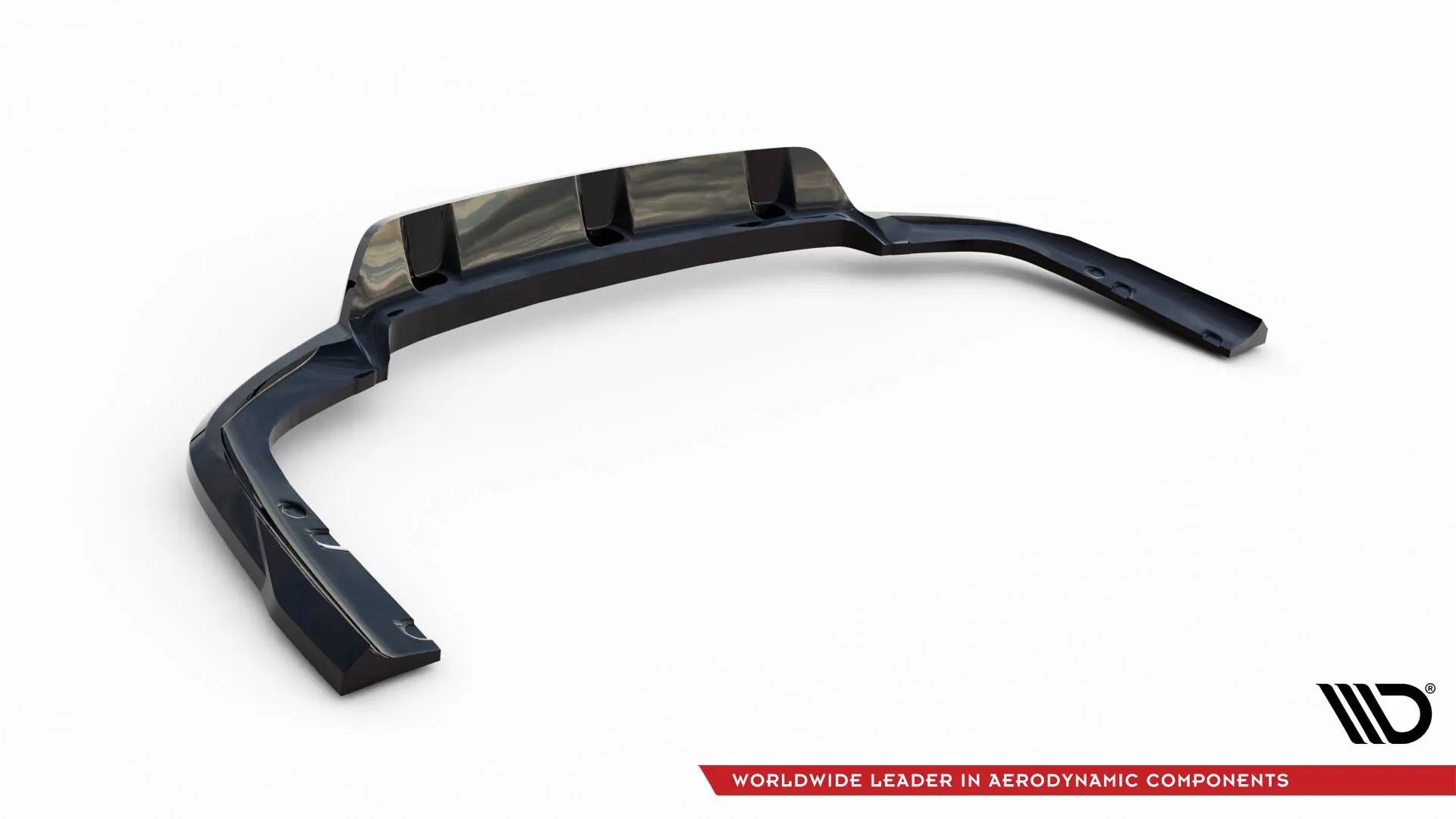 Baksplitter med diffuser BMW X6 (G06) M-Pakke Facelift 2023 - > | V.1 Glossy Black Edition – bilde 6