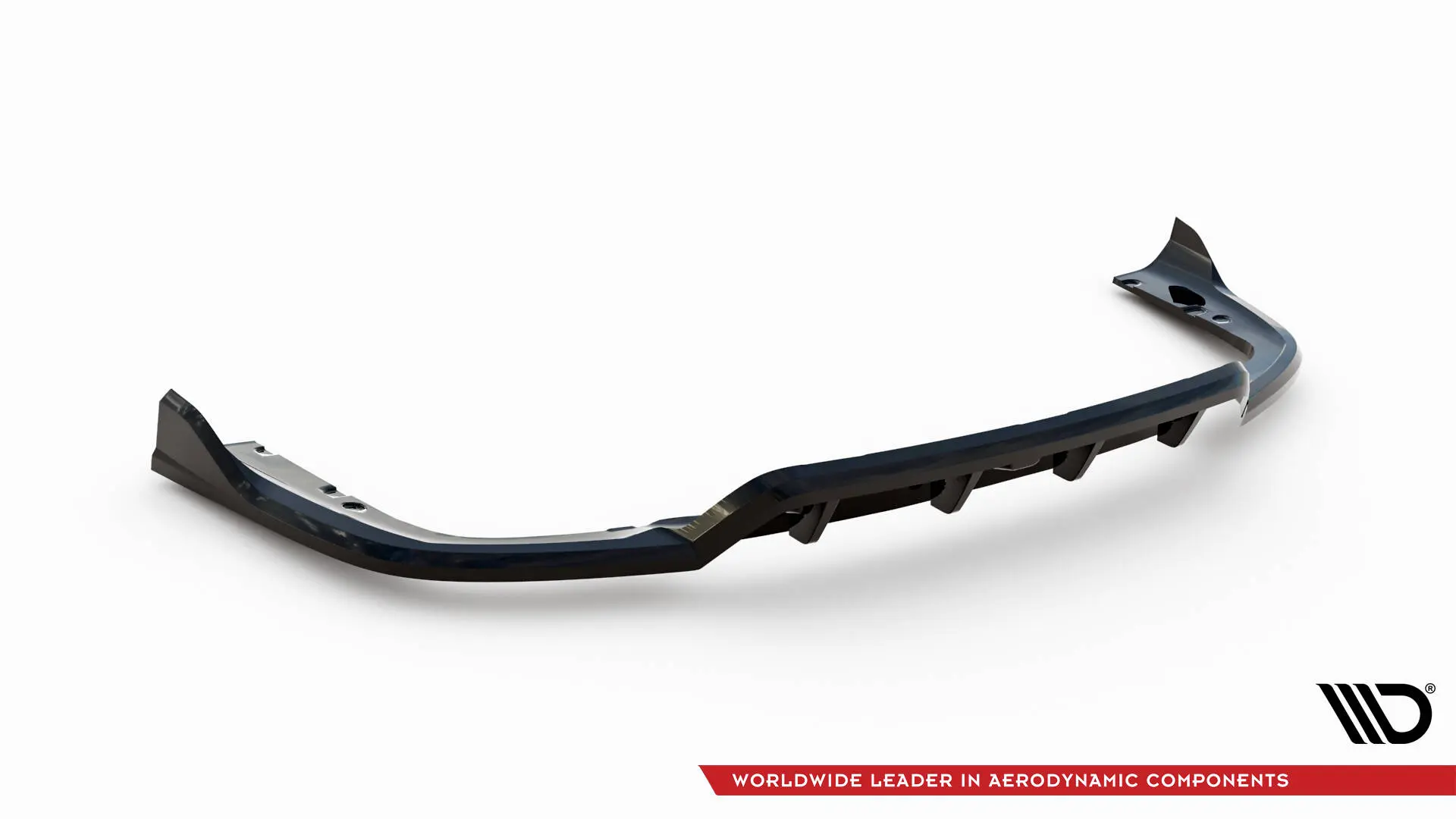 Baksplitter med diffuser BMW X6 (G06) M-Pakke Facelift 2023 -> | V.2 Glossy Black Edition – bilde 5
