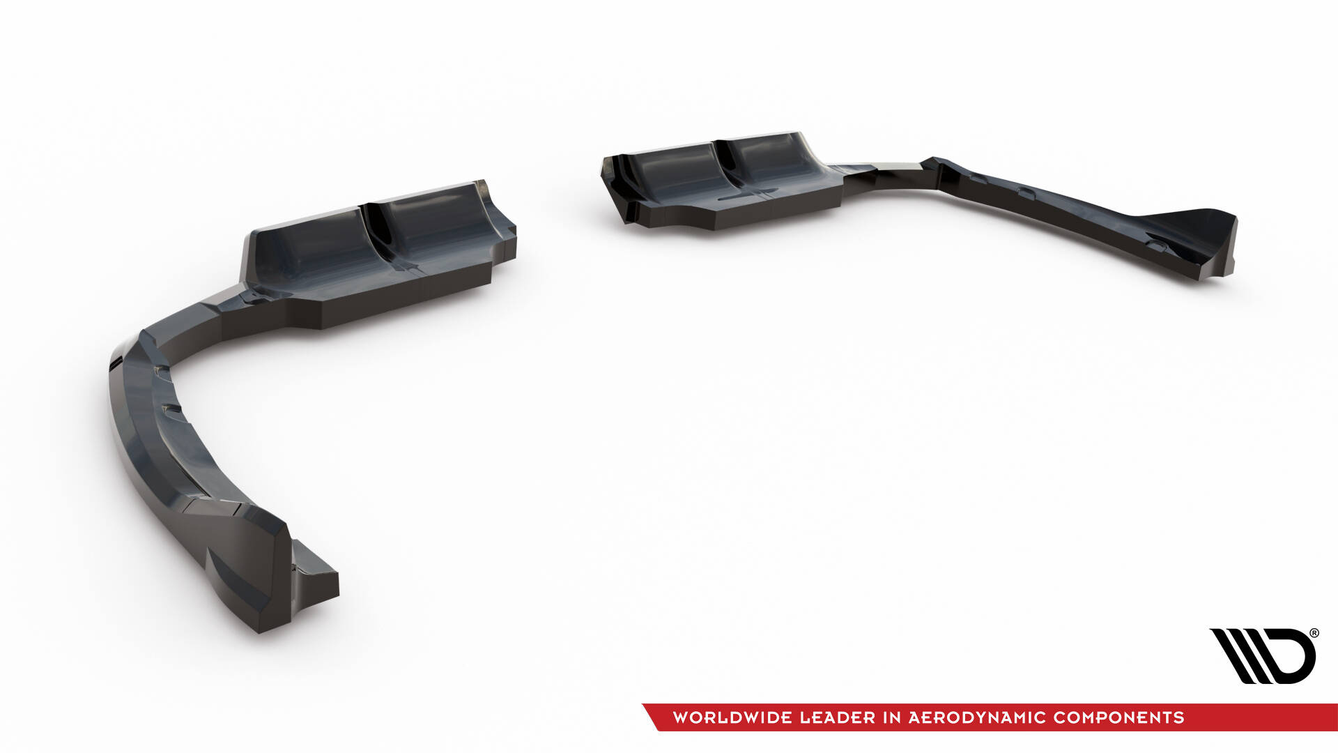 Baksplitter med diffuser BMW XM (G09) 2022 -> | Glossy Black Edition – bilde 9