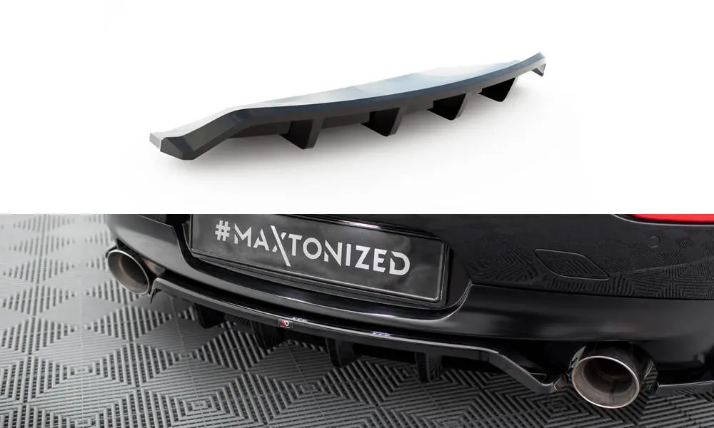 Baksplitter med diffuser BMW Z4 (E89) M-Pakke facelift 2013 - 2018 | Glossy Black Edition – bilde 2