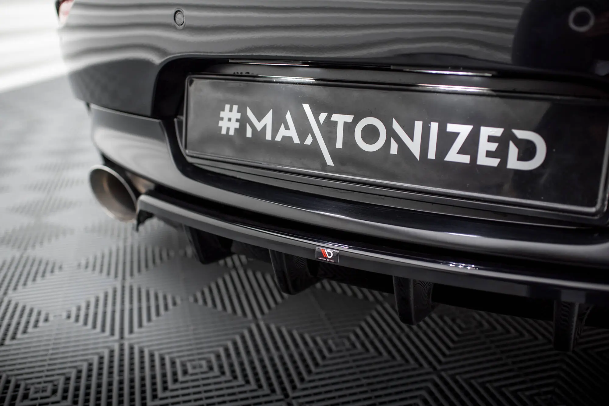 Baksplitter med diffuser BMW Z4 (E89) M-Pakke facelift 2013 - 2018 | Glossy Black Edition – bilde 4