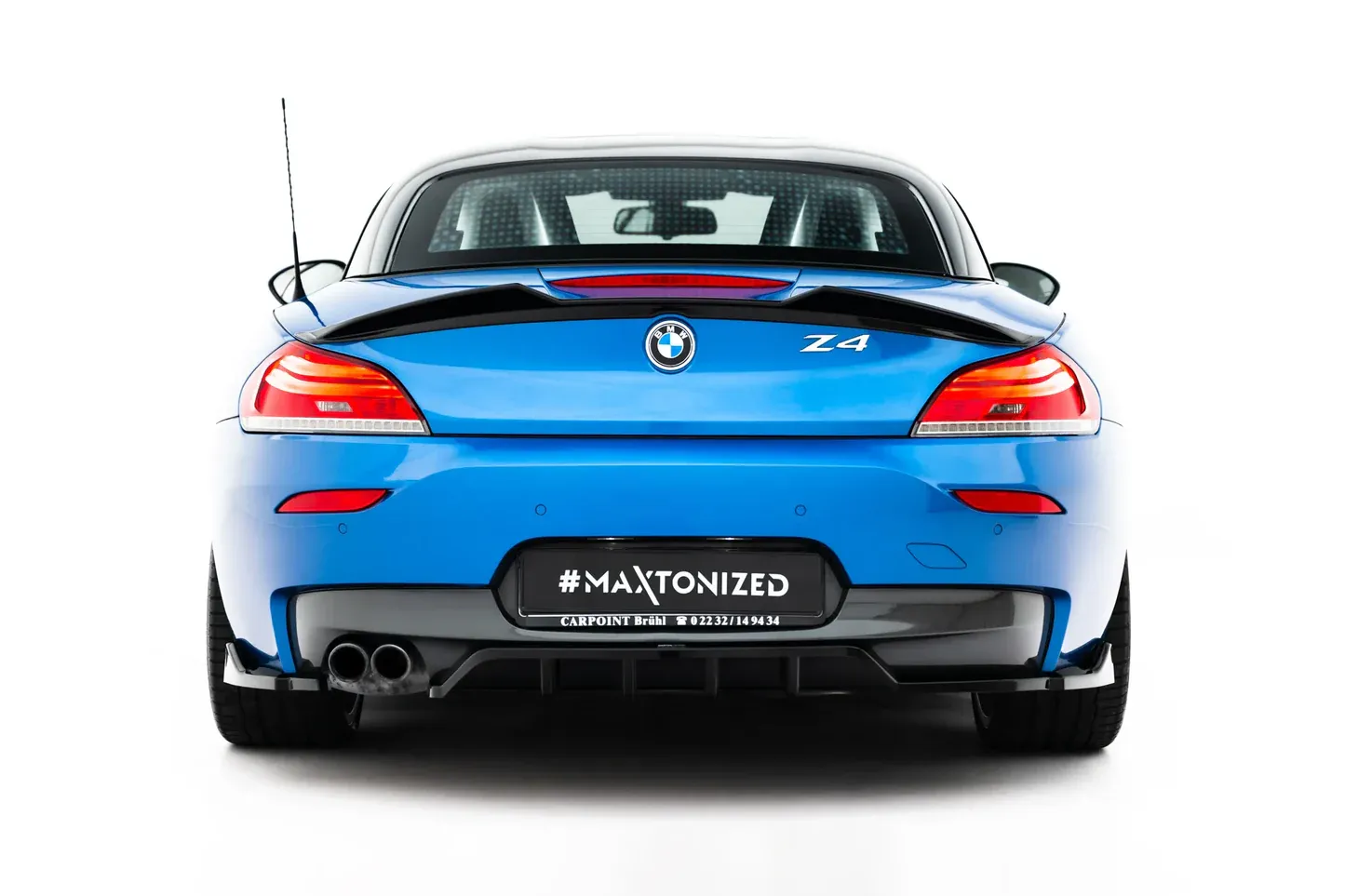 Baksplitter med diffuser BMW Z4 M-Pack (E89) Facelift 2013 - 2018 | Glossy Black Edition V2