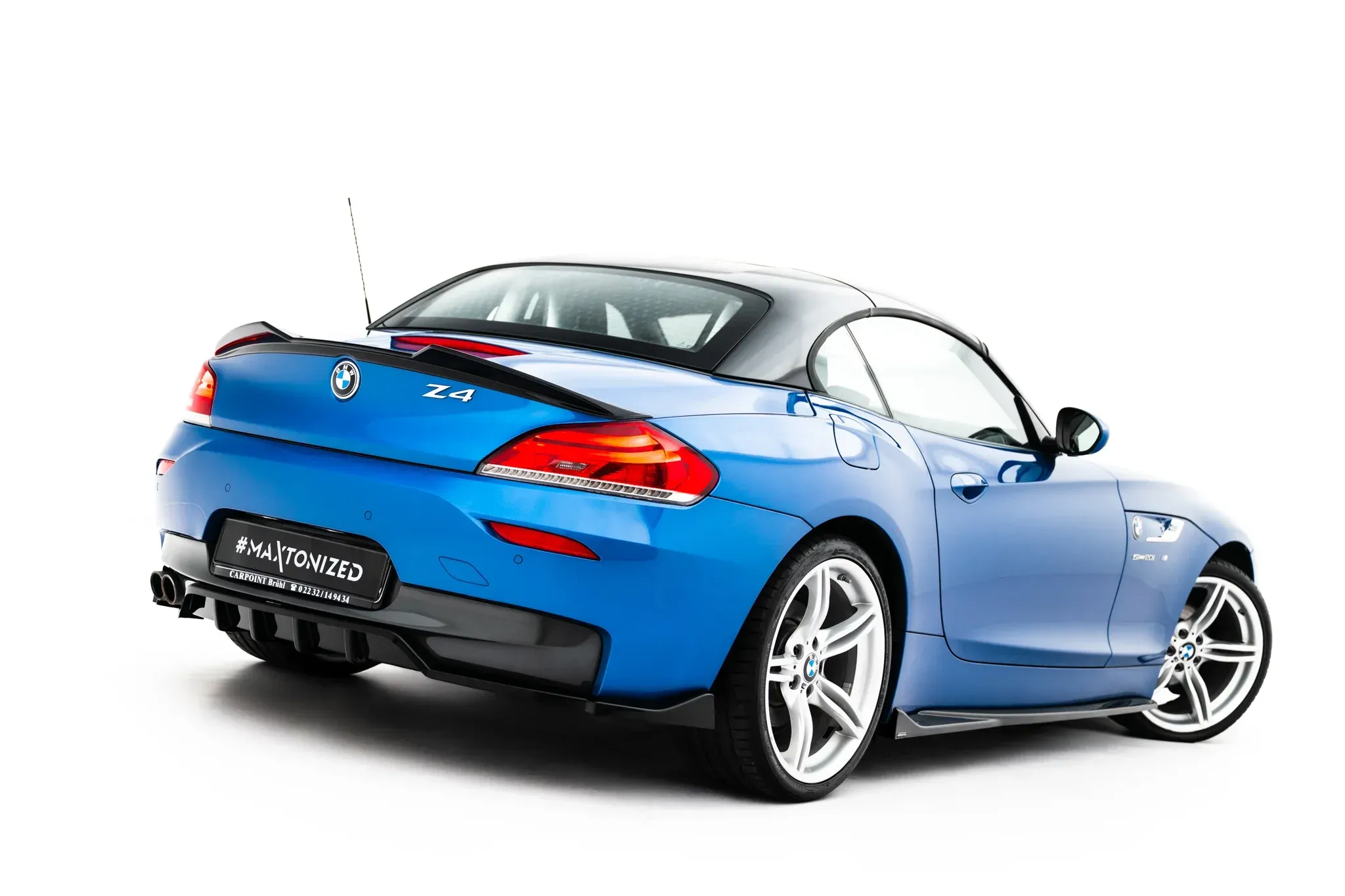 Baksplitter med diffuser BMW Z4 M-Pack (E89) Facelift 2013 - 2018 | Glossy Black Edition V2 – bilde 2