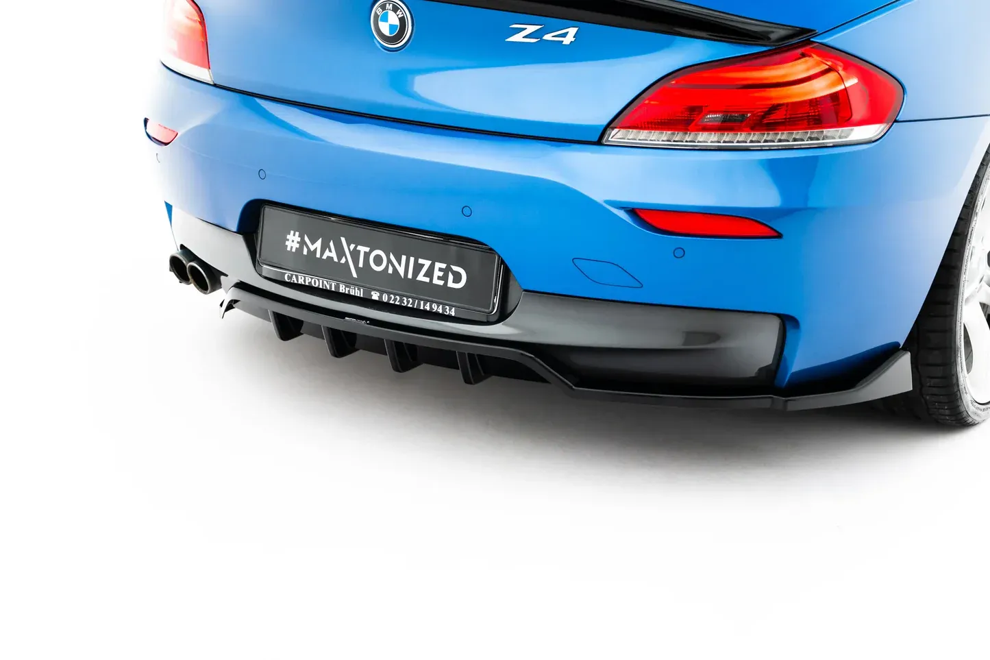 Baksplitter med diffuser BMW Z4 M-Pack (E89) Facelift 2013 - 2018 | Glossy Black Edition V2 – bilde 3