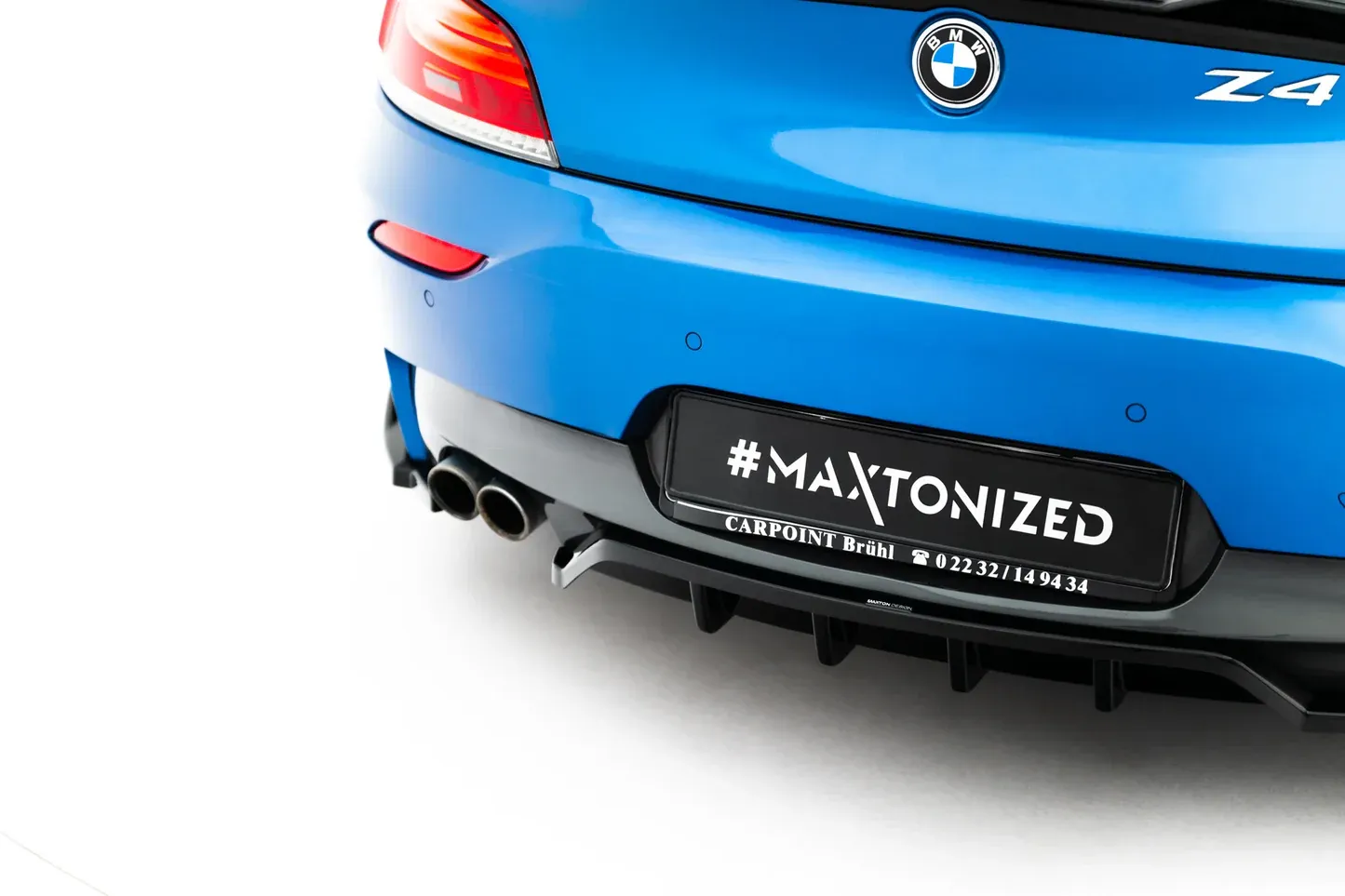 Baksplitter med diffuser BMW Z4 M-Pack (E89) Facelift 2013 - 2018 | Glossy Black Edition V2 – bilde 4