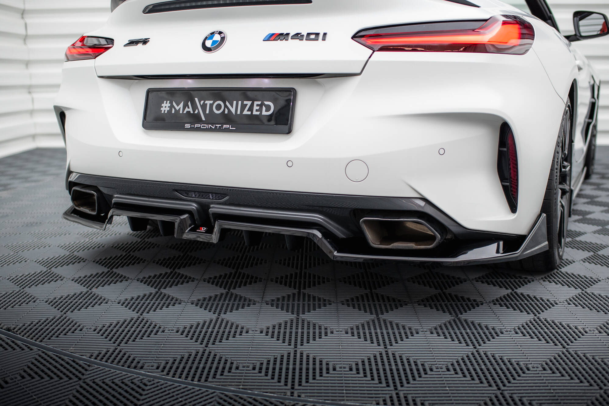 Baksplitter med diffuser BMW Z4 M40i (G29) facelift 2022 - > | Glossy Black Edition – bilde 4