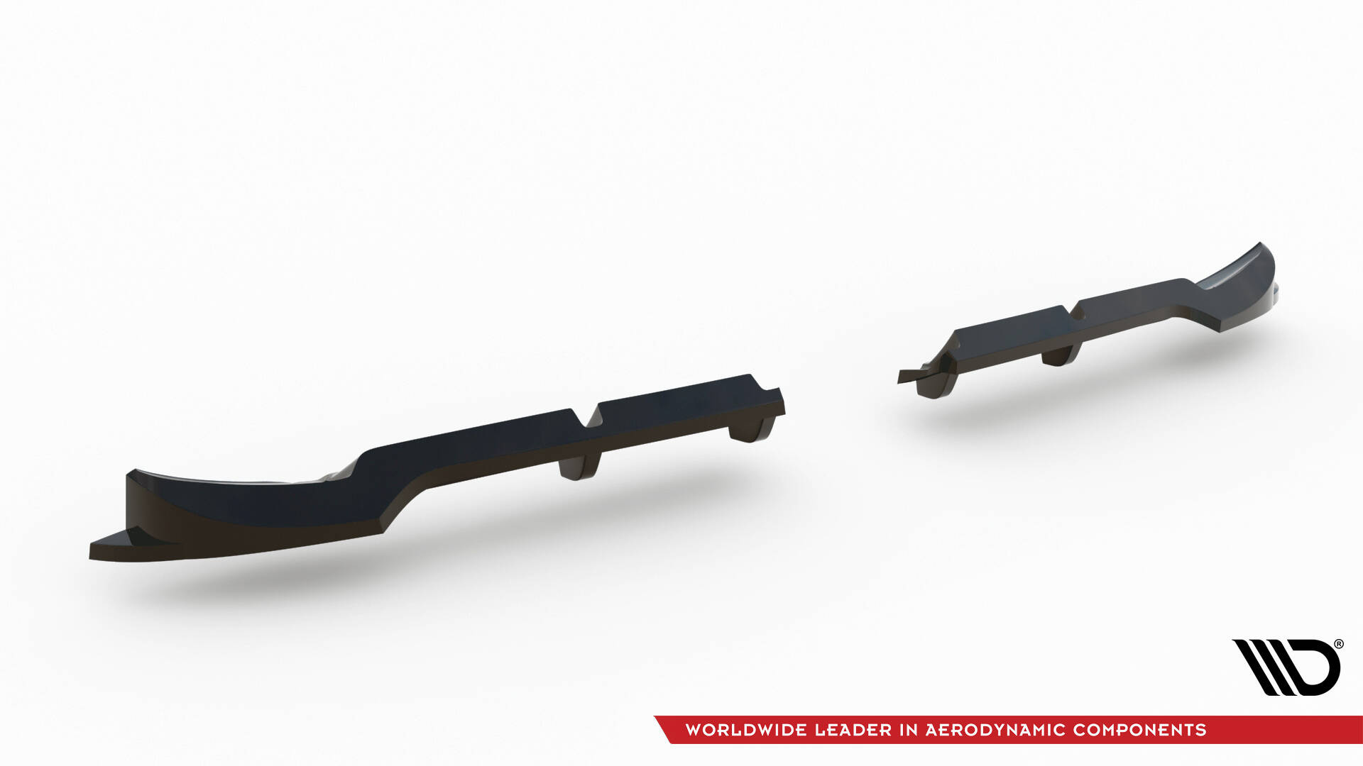Baksplitter med diffuser Brabus Smart Fortwo (C451) Facelift 2012 - 2014  | Glossy Black Edition – bilde 4
