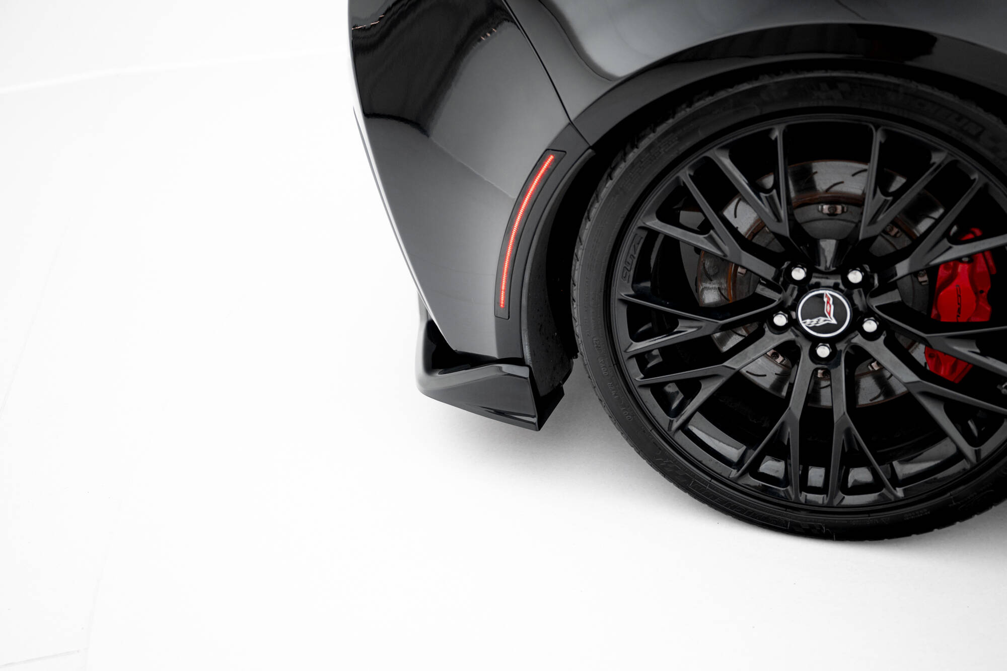Baksplitter med diffuser Chevrolet Corvette Z06 (C7) 2013 - 2019   | Glossy Black Edition – bilde 2