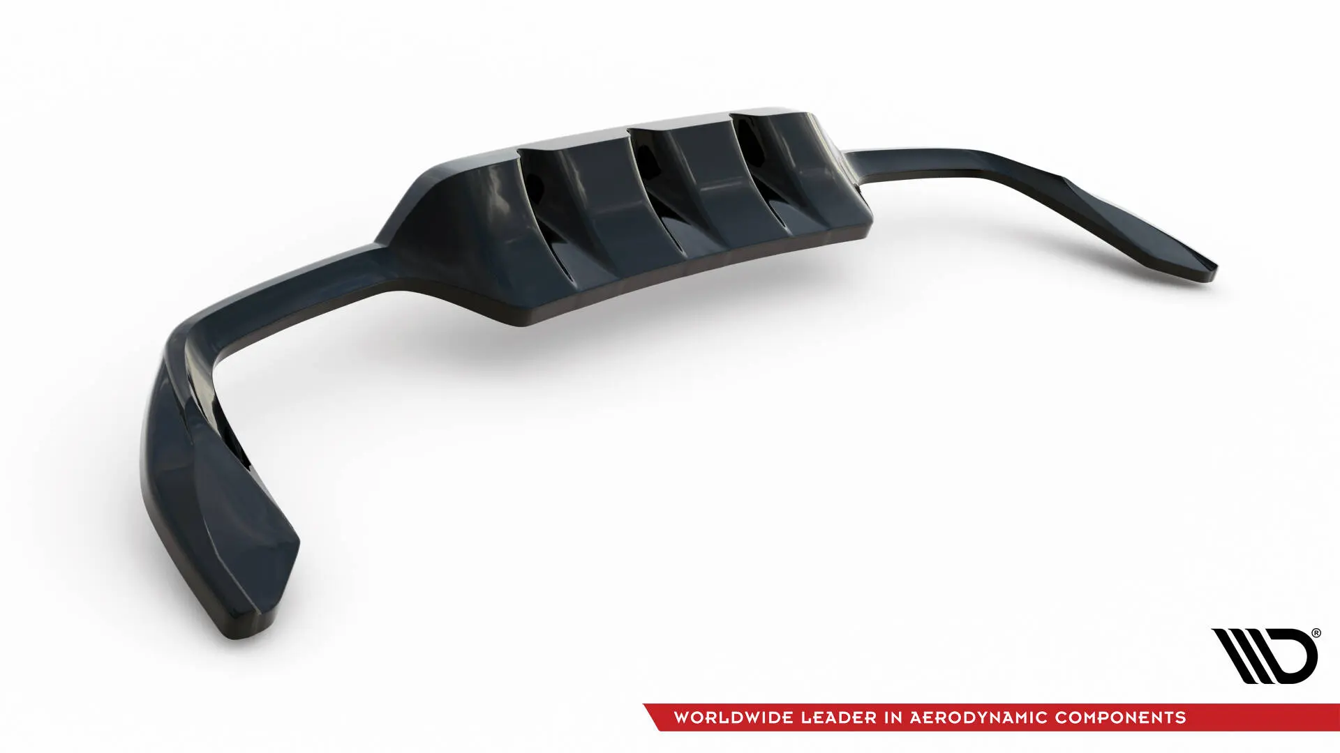Baksplitter med diffuser Cupra Leon Hatchback Mk1 2020 - > | Glossy Black Edition – bilde 6