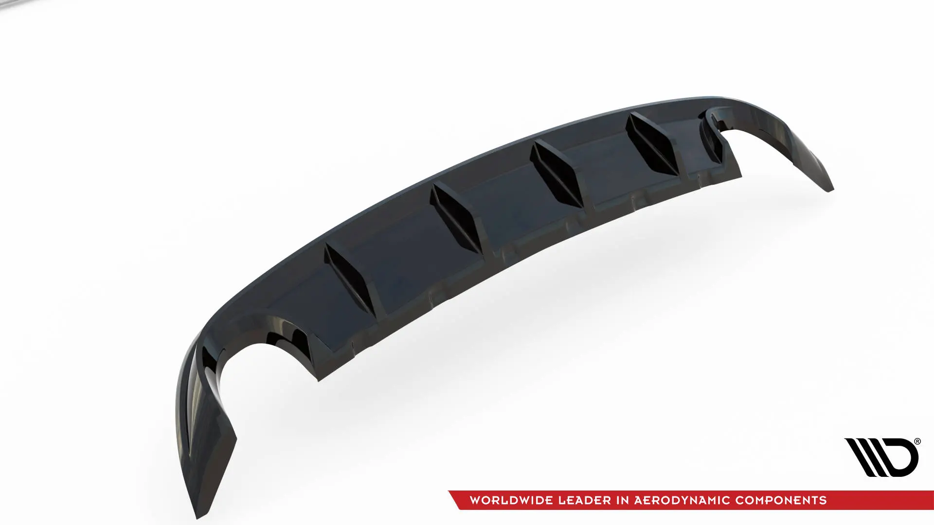 Baksplitter med diffuser Ford Edge II 2014-2019 | Glossy Black Edition – bilde 5