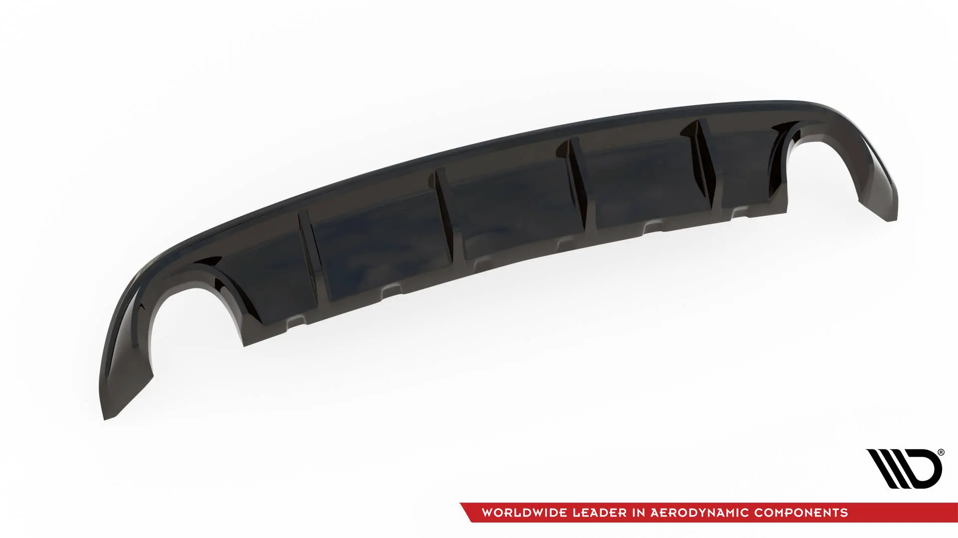 Baksplitter med diffuser Ford Edge II 2014-2019 | Glossy Black Edition – bilde 6