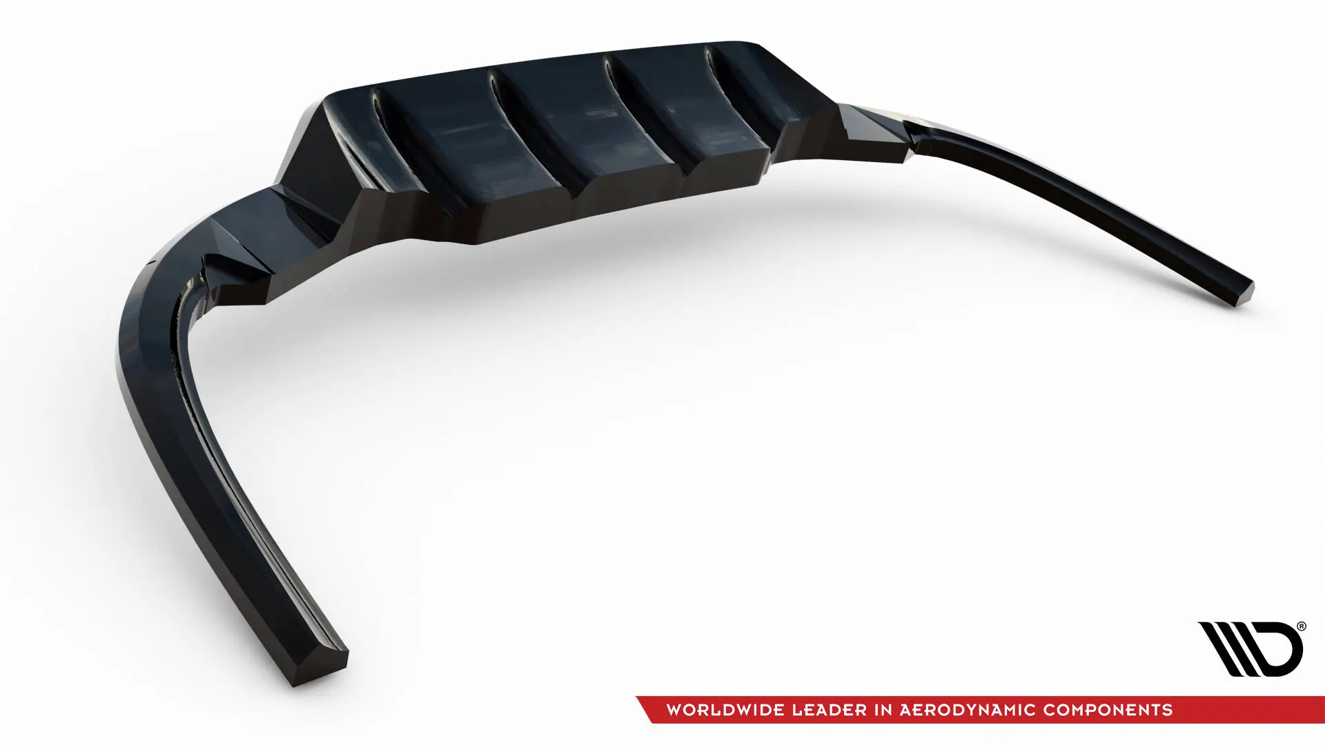 Baksplitter med diffuser Ford Mondeo ST-Line mk4 facelift 2010 - 2014 | Glossy Black Edition – bilde 7