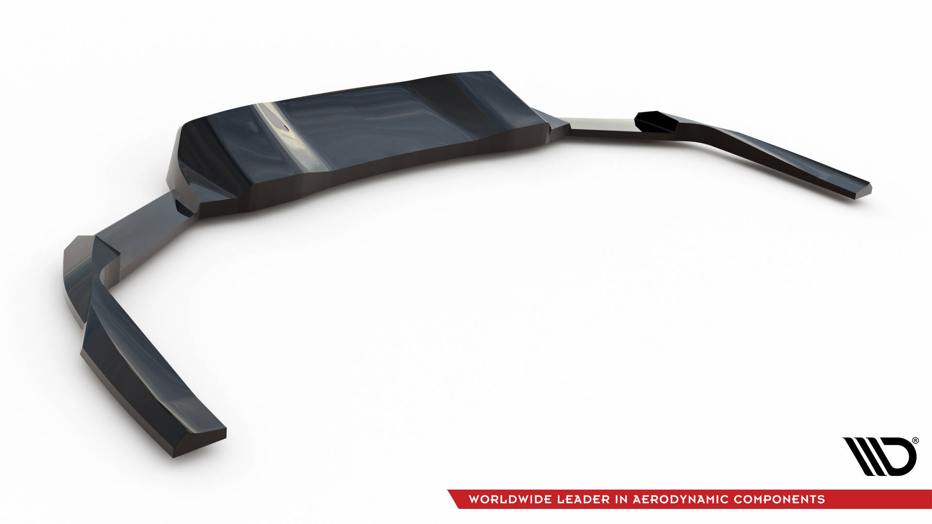 Baksplitter med diffuser Ford Mustang GT VII 2023 ->  | Glossy Black Edition – bilde 6