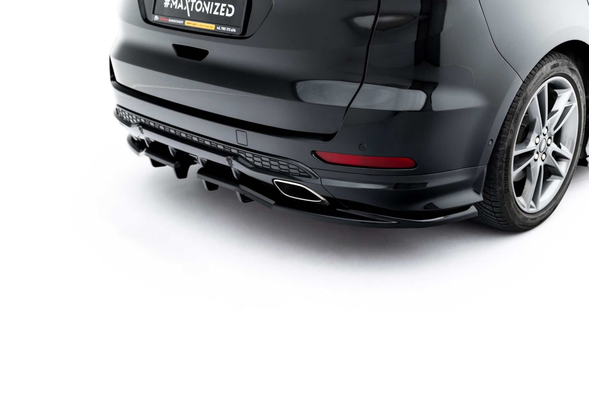 Baksplitter med diffuser Ford S-Max II Facelift 2019 - 2023 | Glossy Black Edition – bilde 4