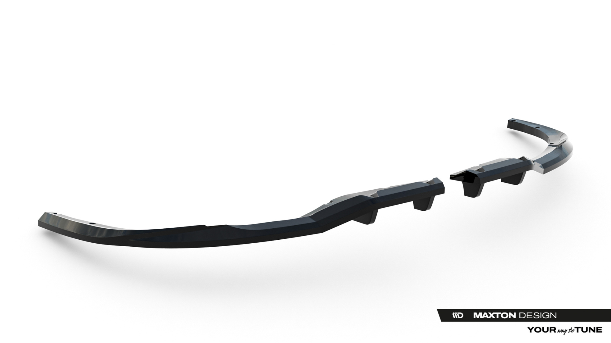 Baksplitter med diffuser Ford S-Max II Facelift 2019 - 2023 | Glossy Black Edition – bilde 7