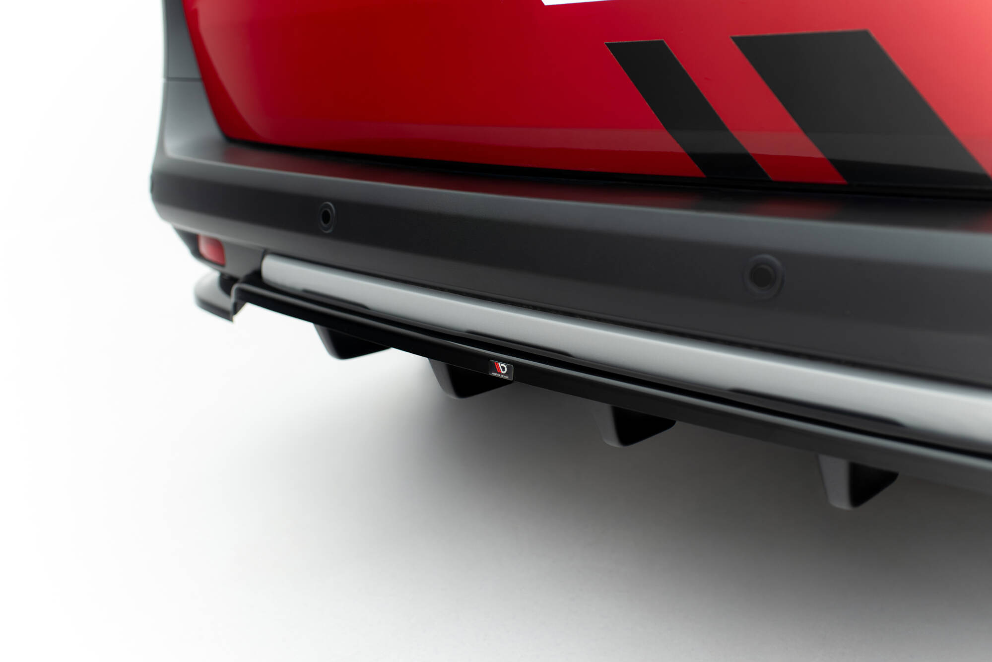 Baksplitter med diffuser Ford Tourneo Courier II 2023 ->  | Glossy Black Edition – bilde 3