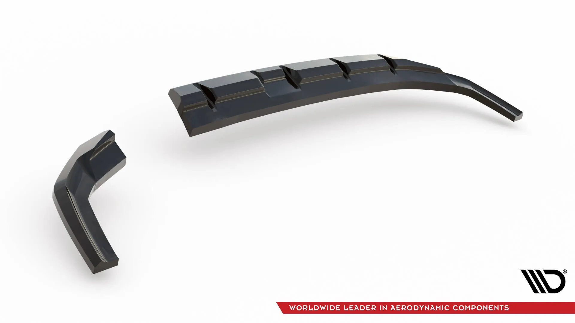 Baksplitter med diffuser Hyundai Kona II N-Line 2022 ->  | Glossy Black Edition – bilde 6