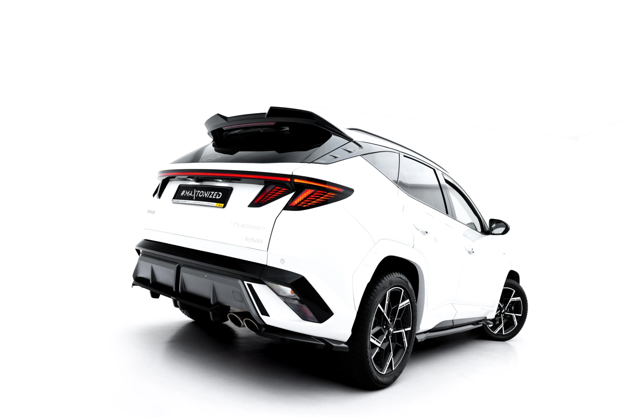 Baksplitter med diffuser Hyundai Tucson N-Line IV Facelift 2024 -> | Glossy Black Edition