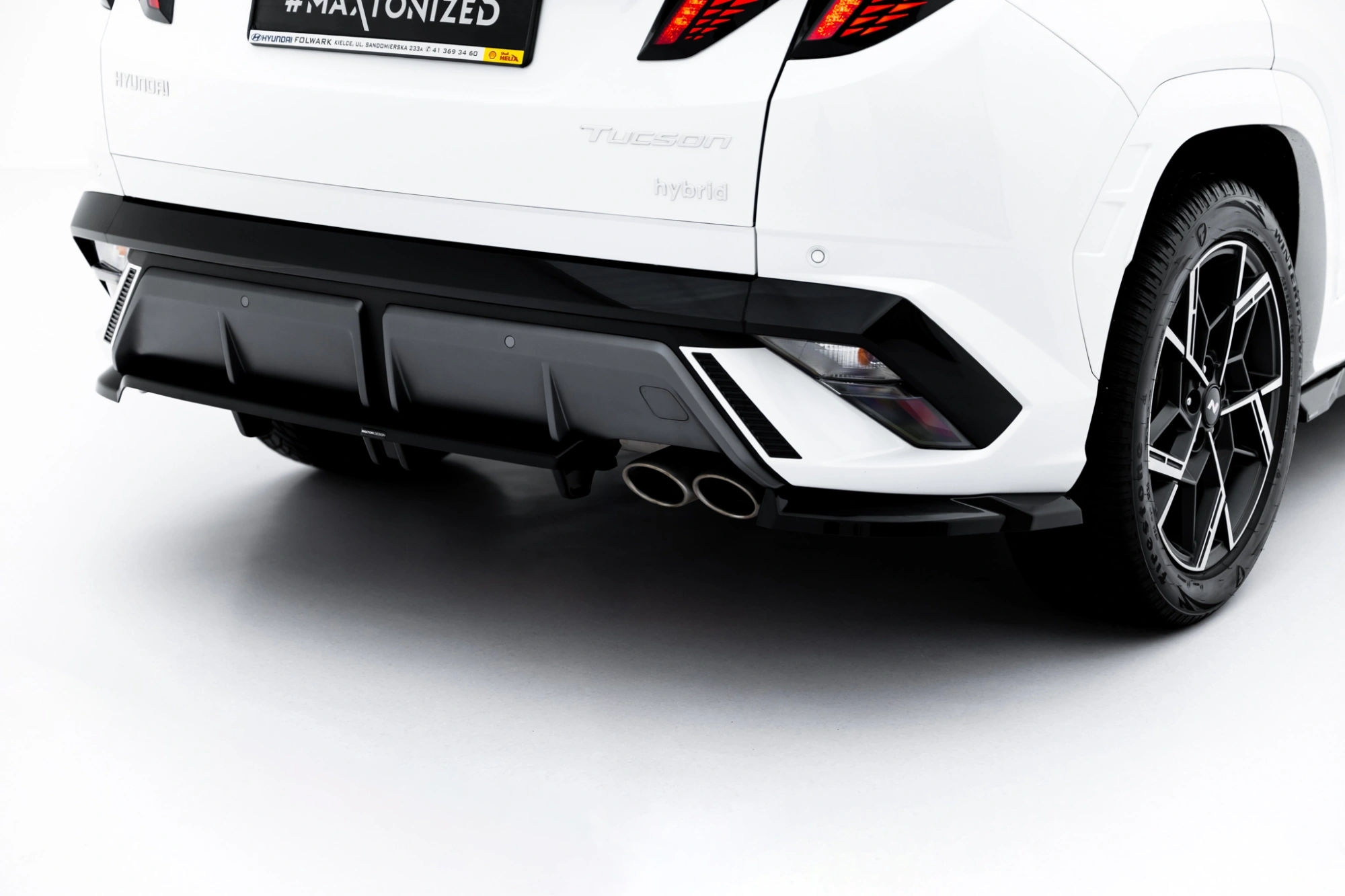 Baksplitter med diffuser Hyundai Tucson N-Line IV Facelift 2024 -> | Glossy Black Edition – bilde 3