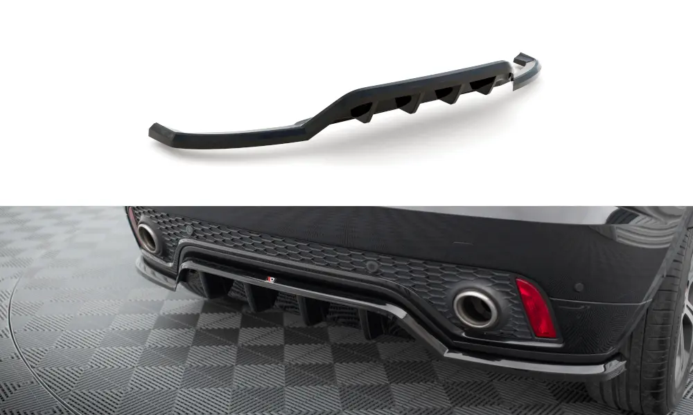 Baksplitter med diffuser Jaguar E-Pace R-Dynamic 2017 - 2020 | Glossy Black Edition – bilde 2