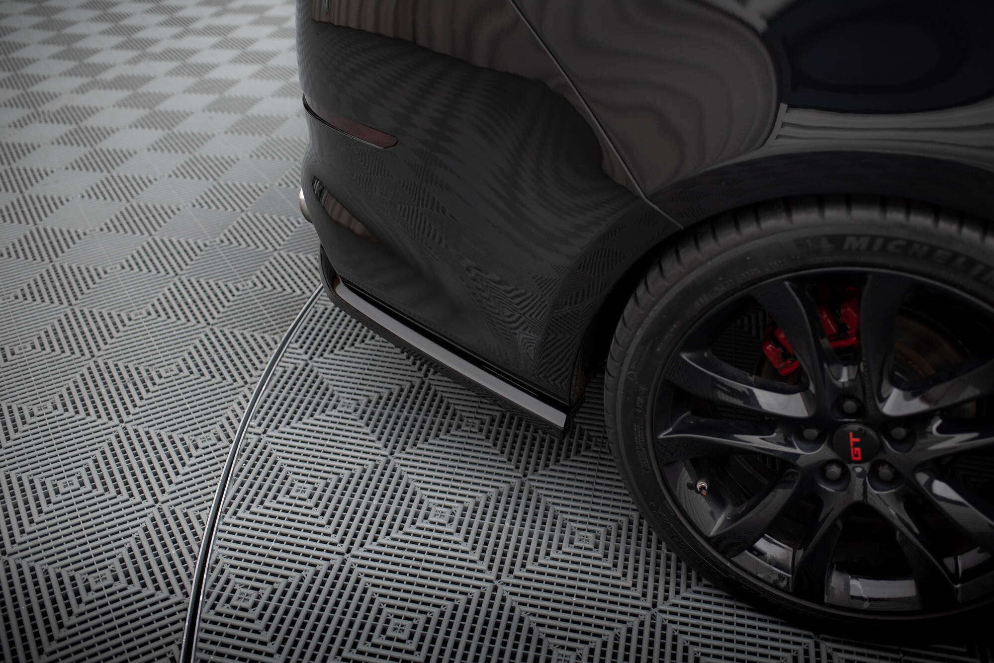 Baksplitter med diffuser Kia Optima mk3 2010 - 2013 | Glossy Black Edition – bilde 4