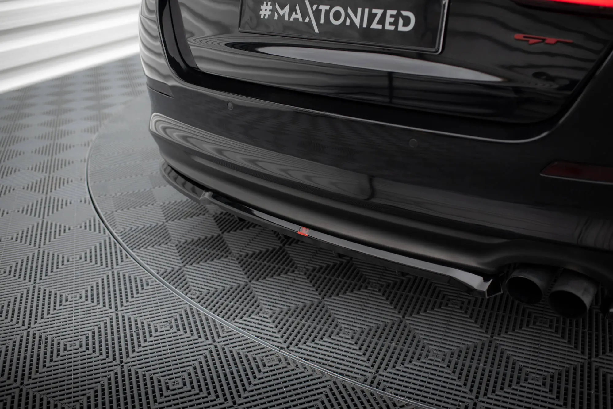 Baksplitter med diffuser Kia Optima mk3 2010 - 2013 | Glossy Black Edition – bilde 5