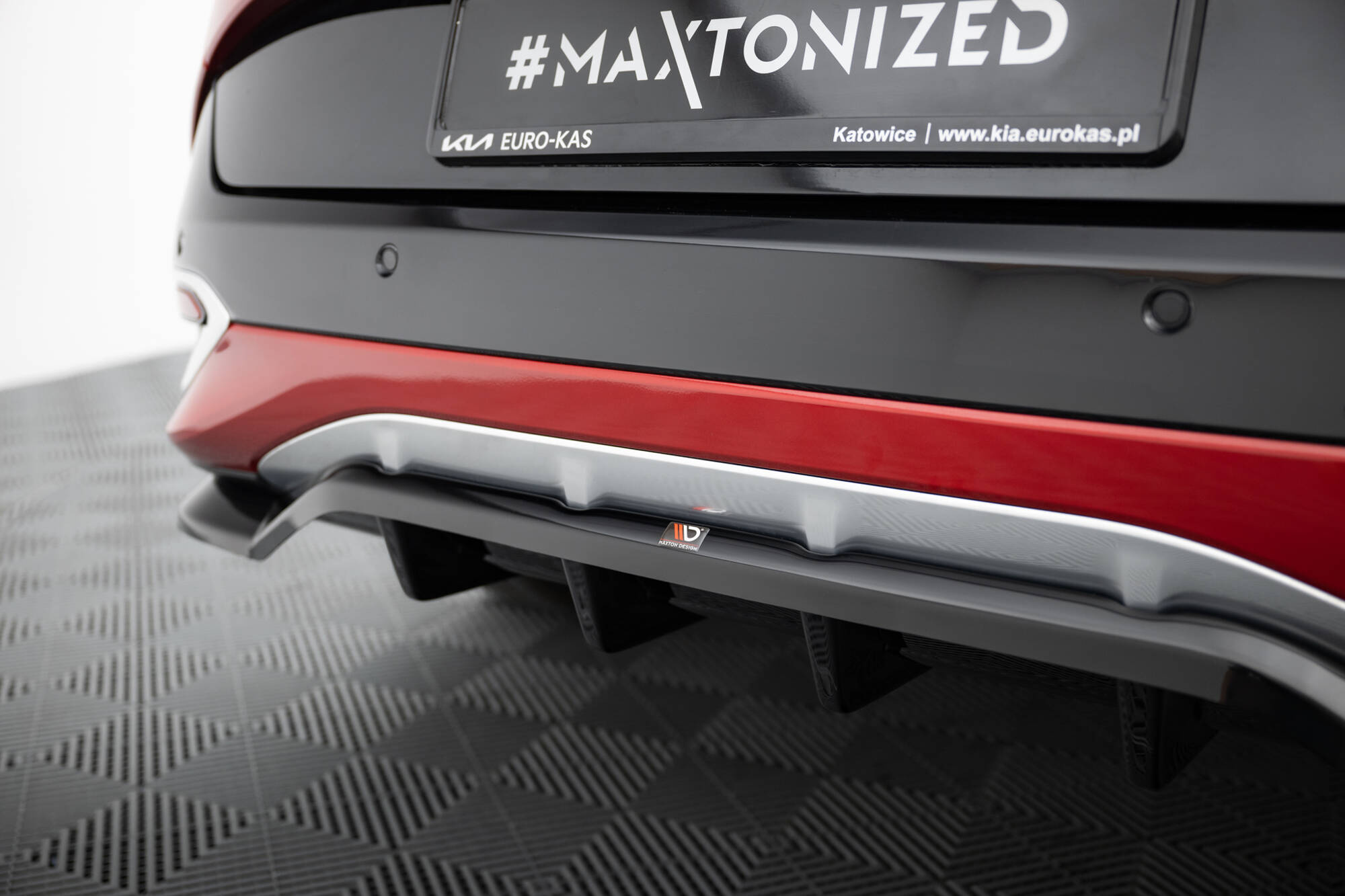 Baksplitter med diffuser Kia Sportage V 2021 - 2025 | Glossy Black Edition – bilde 3