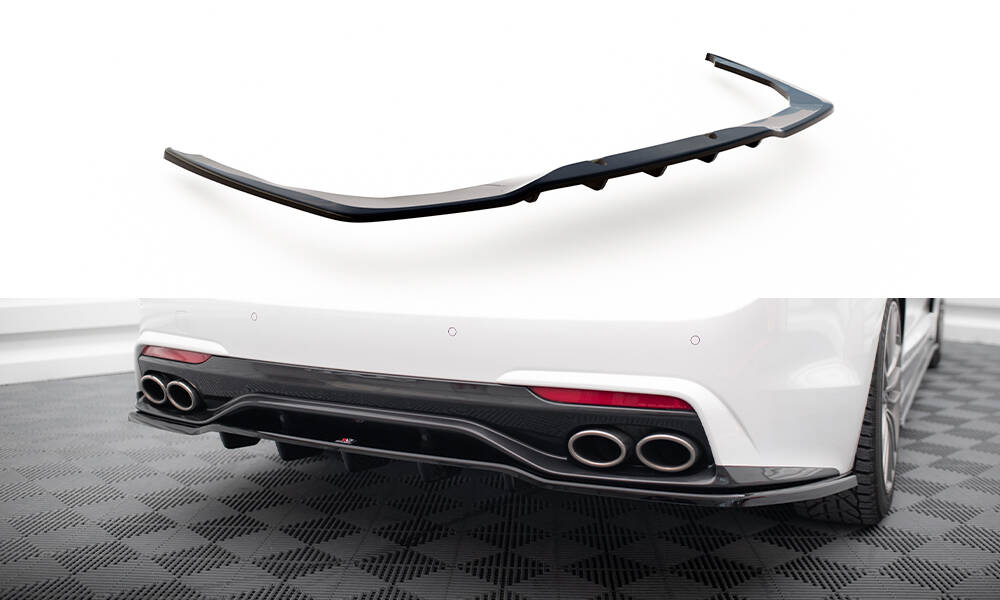 Baksplitter med diffuser Kia Stinger GT-Line 2017 - 2023 | Glossy Black Edition – bilde 2