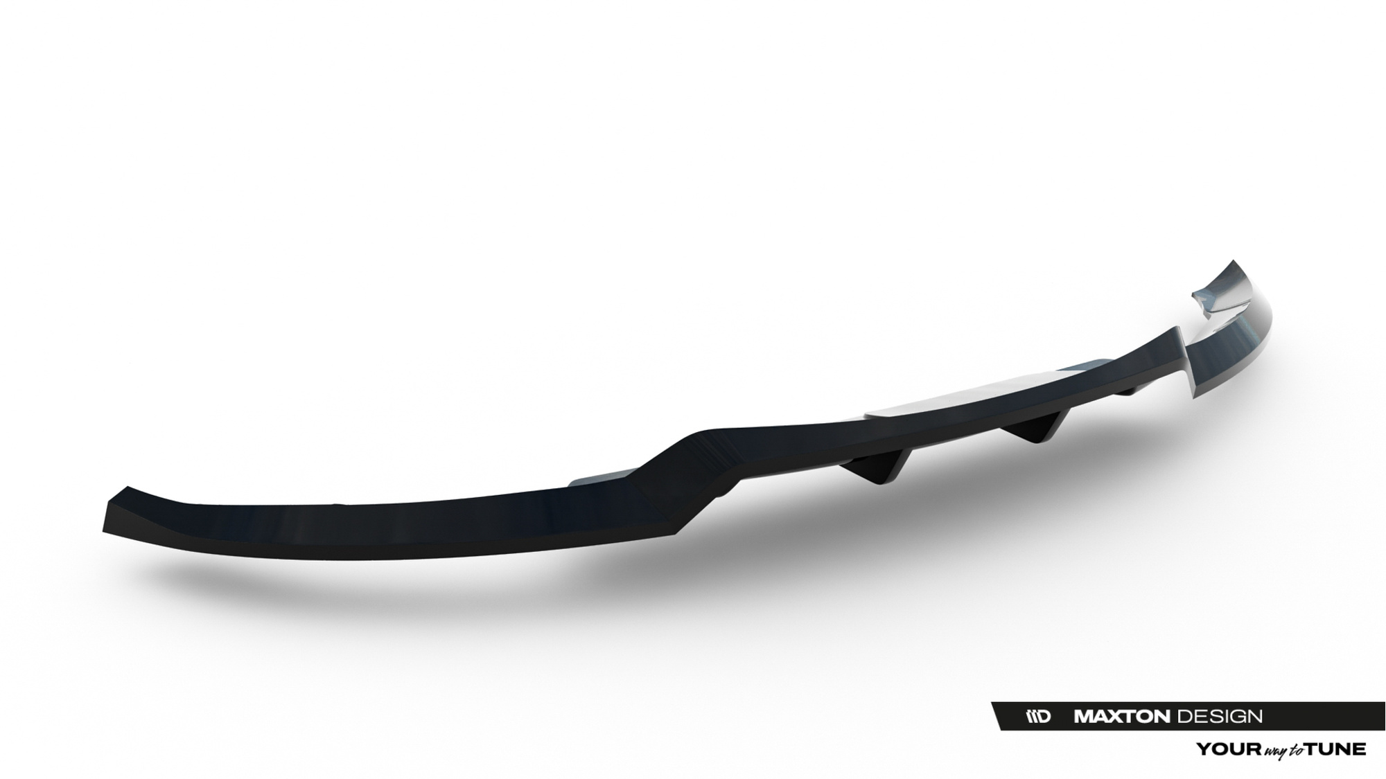 Baksplitter med diffuser Land Rover Range Rover Evoque Dynamic II 2018 - 2023  | Glossy Black Edition – bilde 7