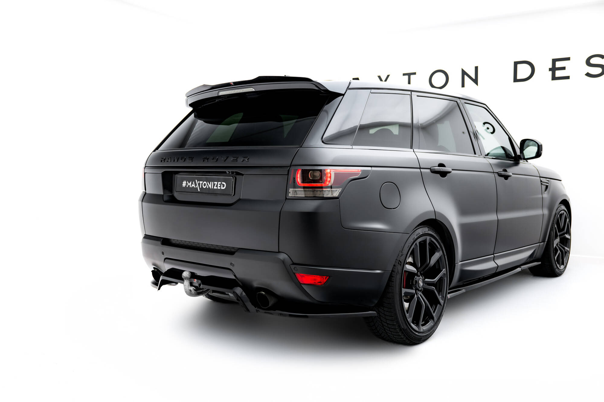 Baksplitter med diffuser Land Rover Range Rover Sport II 2013 - 2018  | Glossy Black Edition – bilde 3
