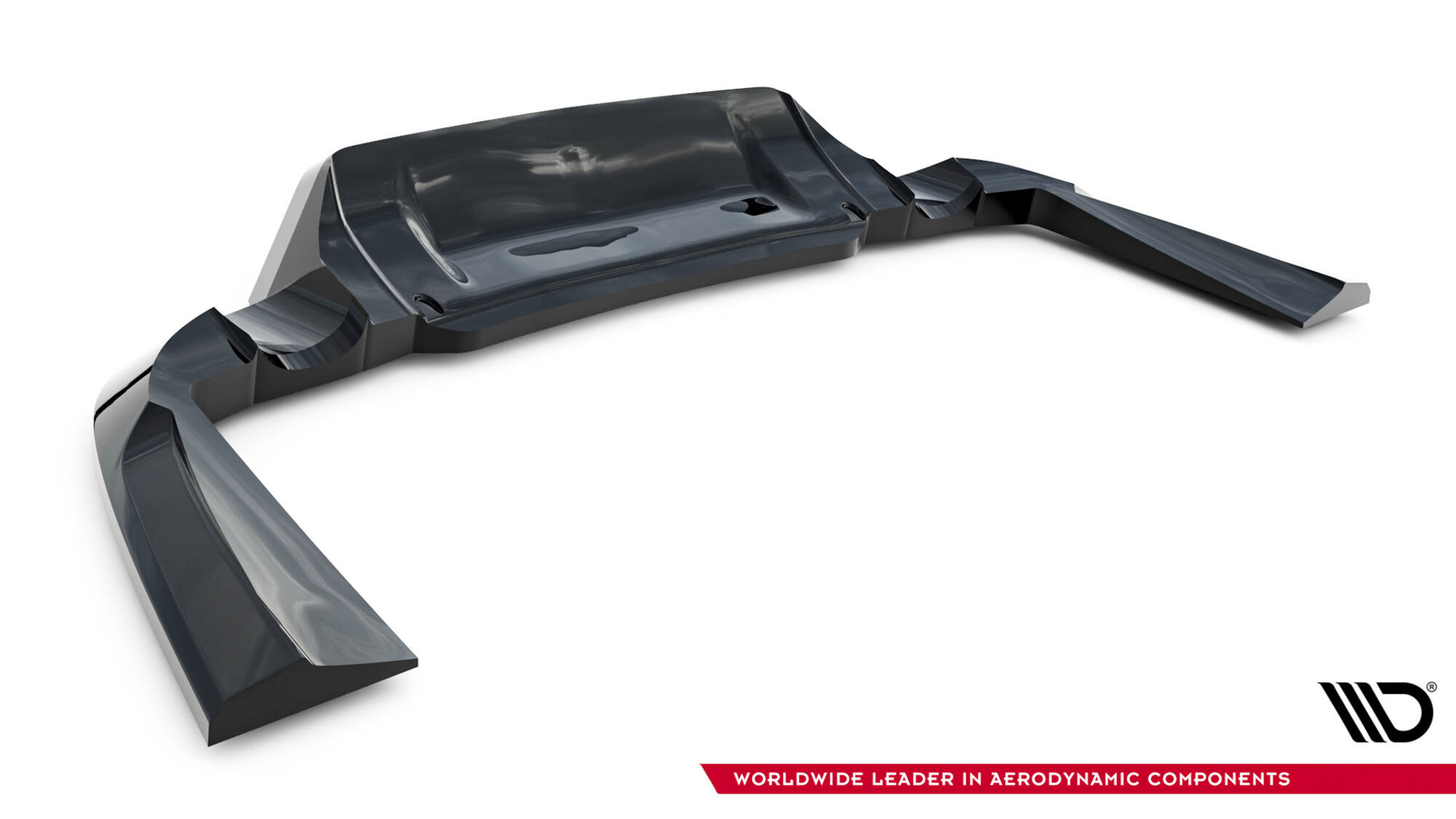 Baksplitter med diffuser Land Rover Range Rover Sport II 2013 - 2018  | Glossy Black Edition – bilde 6