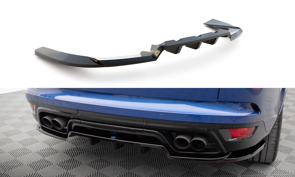 Baksplitter med diffuser Land Rover Range Rover Sport (L494) SVR 2013 - 2017 | Glossy Black Edition – bilde 2