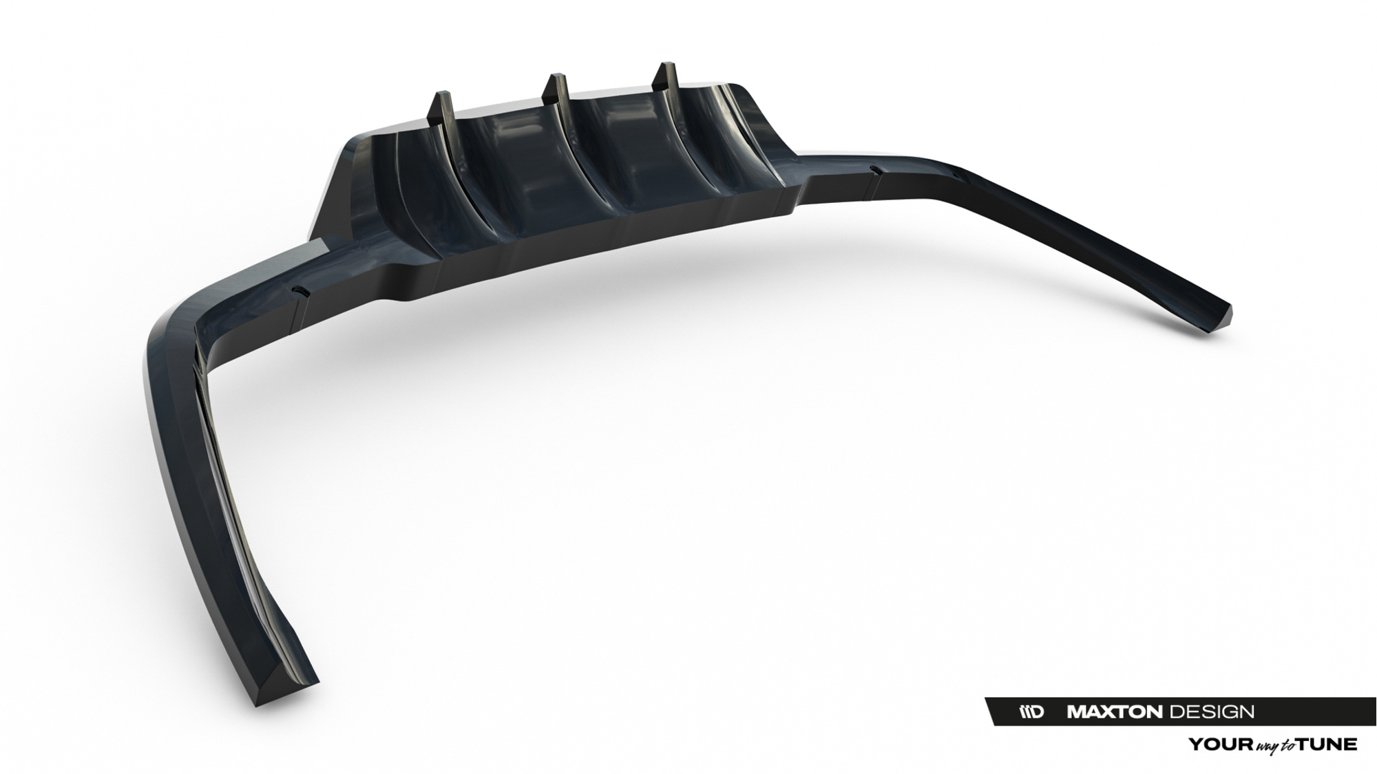 Baksplitter med diffuser Land Rover Range Rover Velar R-Dynamic I 2017 -  2023 | Glossy Black Edition V3 – bilde 8