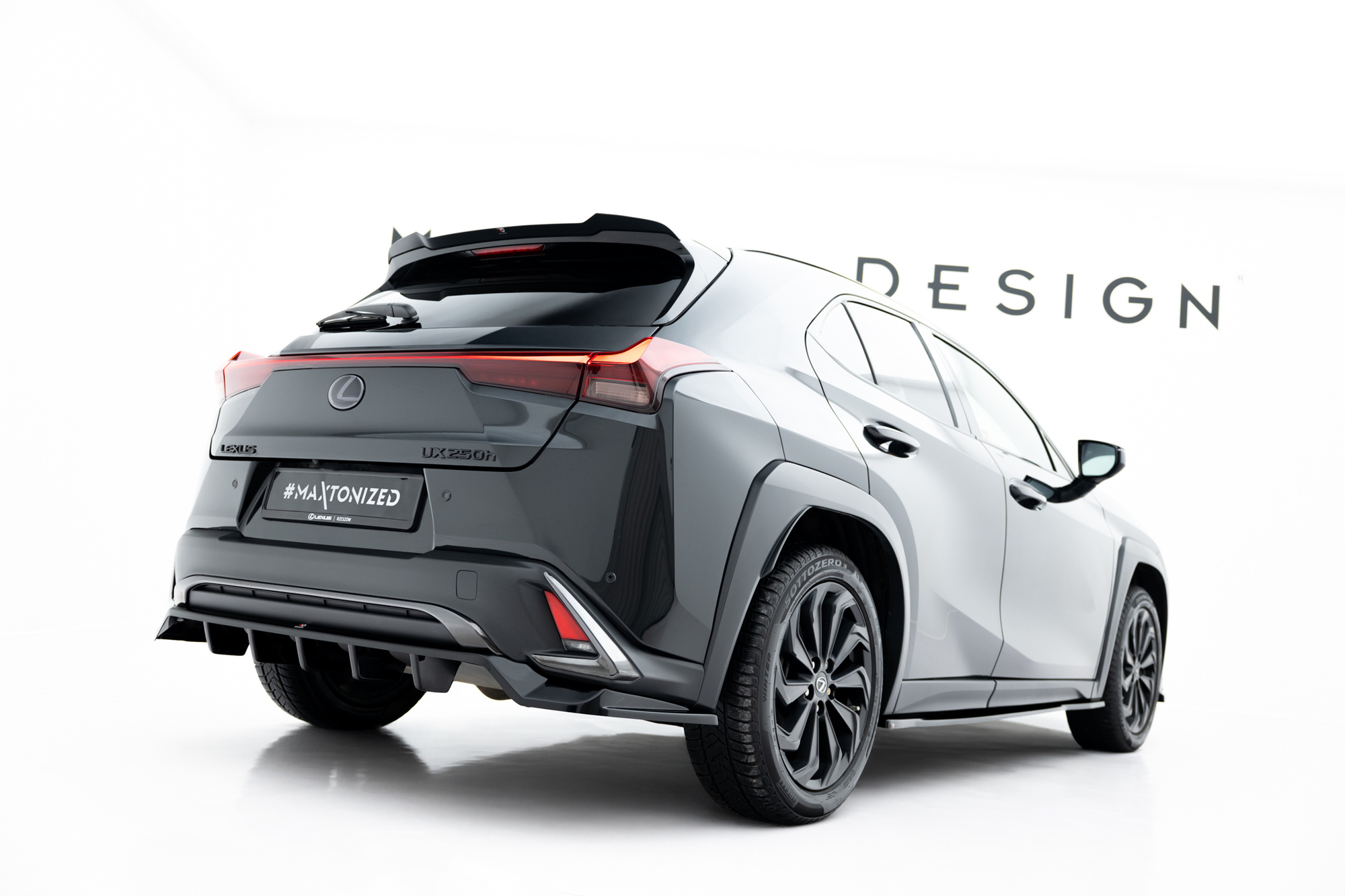 Baksplitter med diffuser Lexus UX F-Sport I 2018 -> | Glossy Black Edition – bilde 2