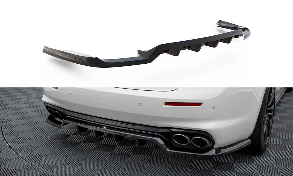 Baksplitter med diffuser Maserati Ghibli mk3 facelift 2017 - 2020 | Glossy Black Edition – bilde 2