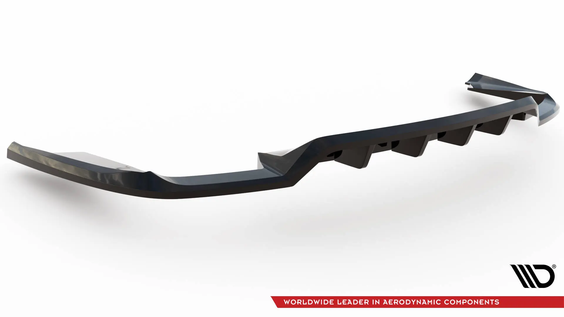 Baksplitter med diffuser Maserati Ghibli mk3 facelift 2017 - 2020 | Glossy Black Edition – bilde 6
