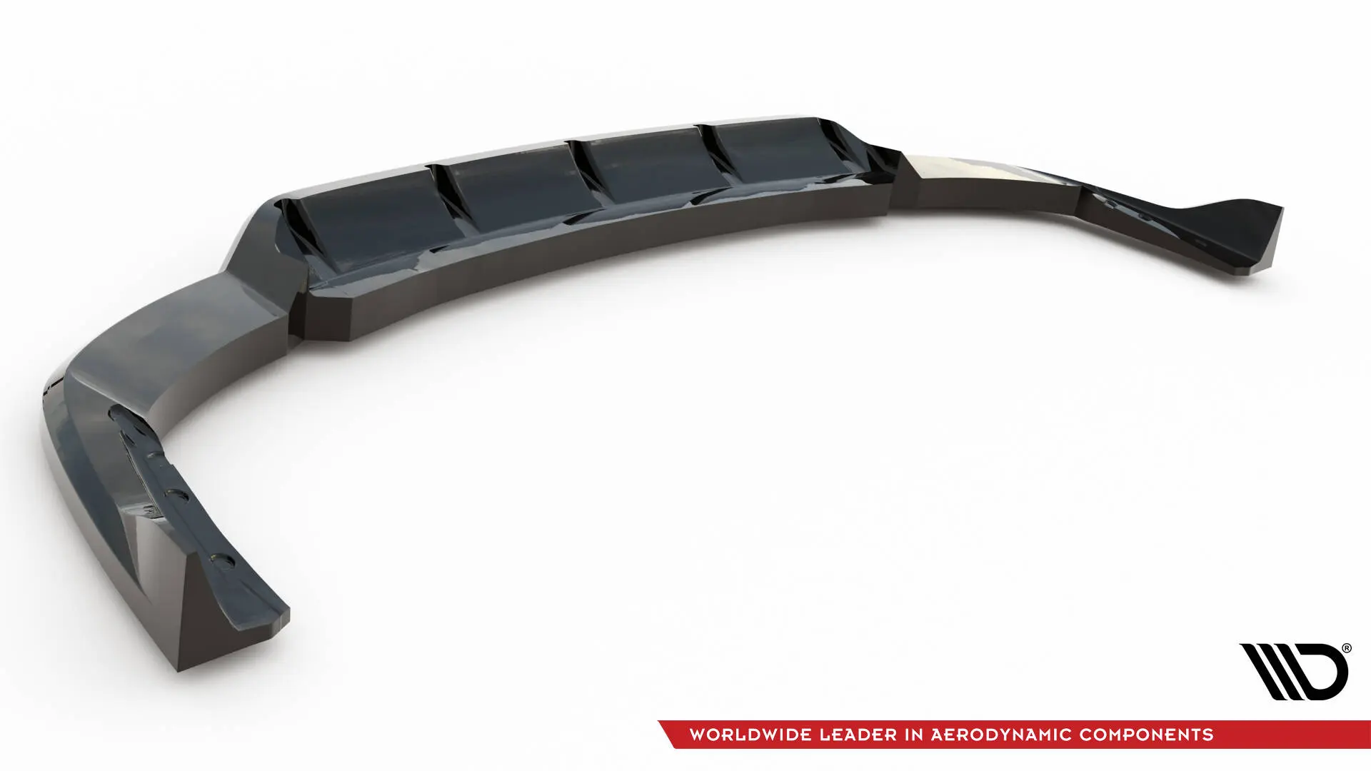Baksplitter med diffuser Maserati Grecale GT 2022 - > / Maserati Grecale Modena 2022 - > | Glossy Black Edition – bilde 7