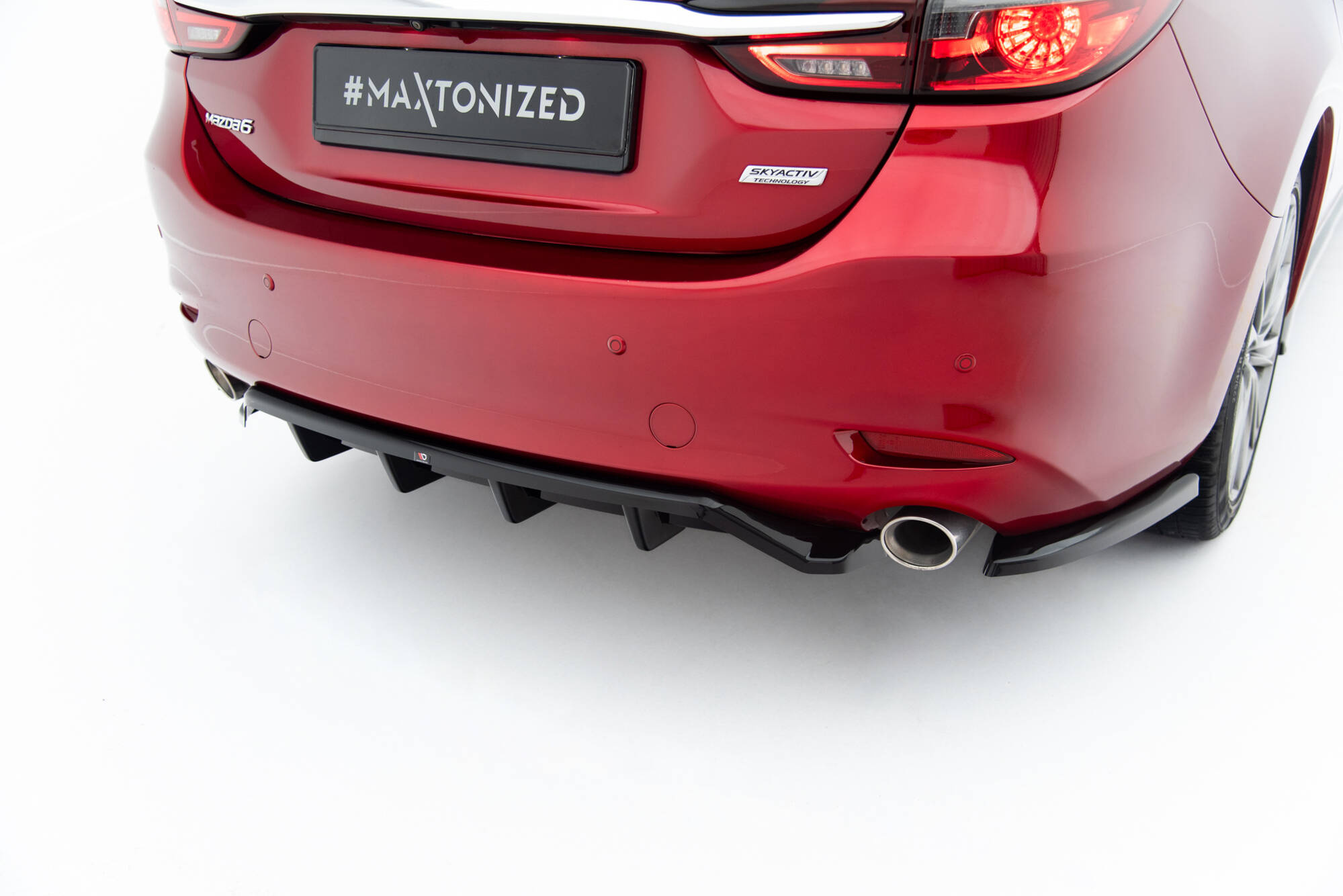 Baksplitter med diffuser Mazda 6 III Facelift 2017 - 2023 | Glossy Black Edition – bilde 2