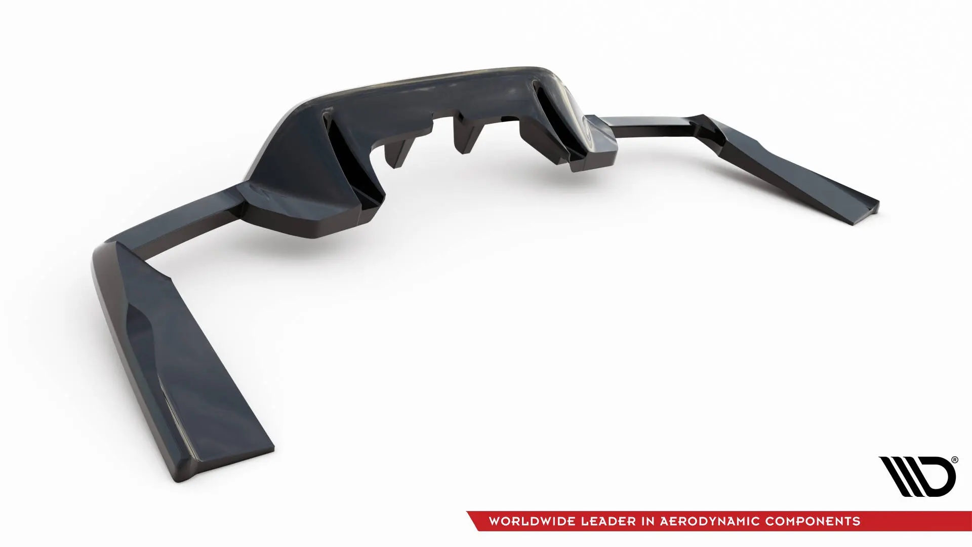 Baksplitter med diffuser Mercedes-AMG GLC 63 (X253) 2015 - 2019 | V.1 Glossy Black Edition – bilde 6